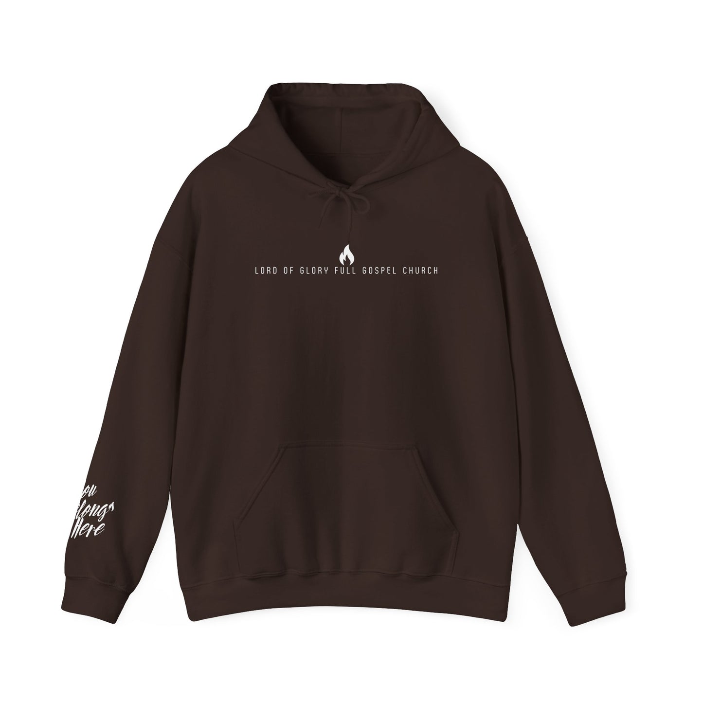 LOG Hoodie: Inspirational Unisex Hooded Sweatshirt for Faith & Comfort, Church Apparel, Cozy Gift for Friends & Family, Everyday Wear, Gospel Message