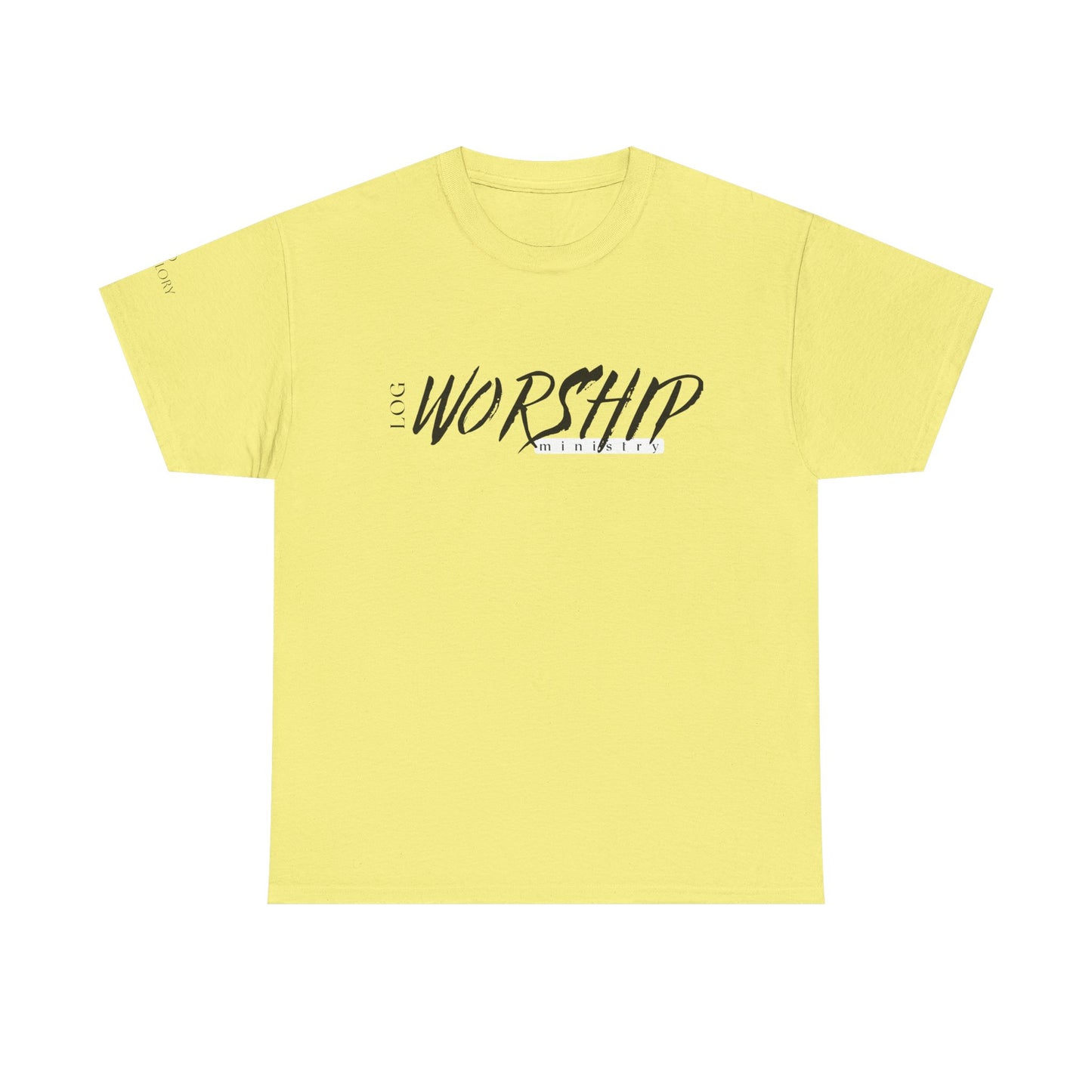 LOG Worship Graphic Tee - Unisex Heavy Cotton Shirt for Faith, Spirituality, Casual Wear, Gifts for Believers, Church Events, [...]