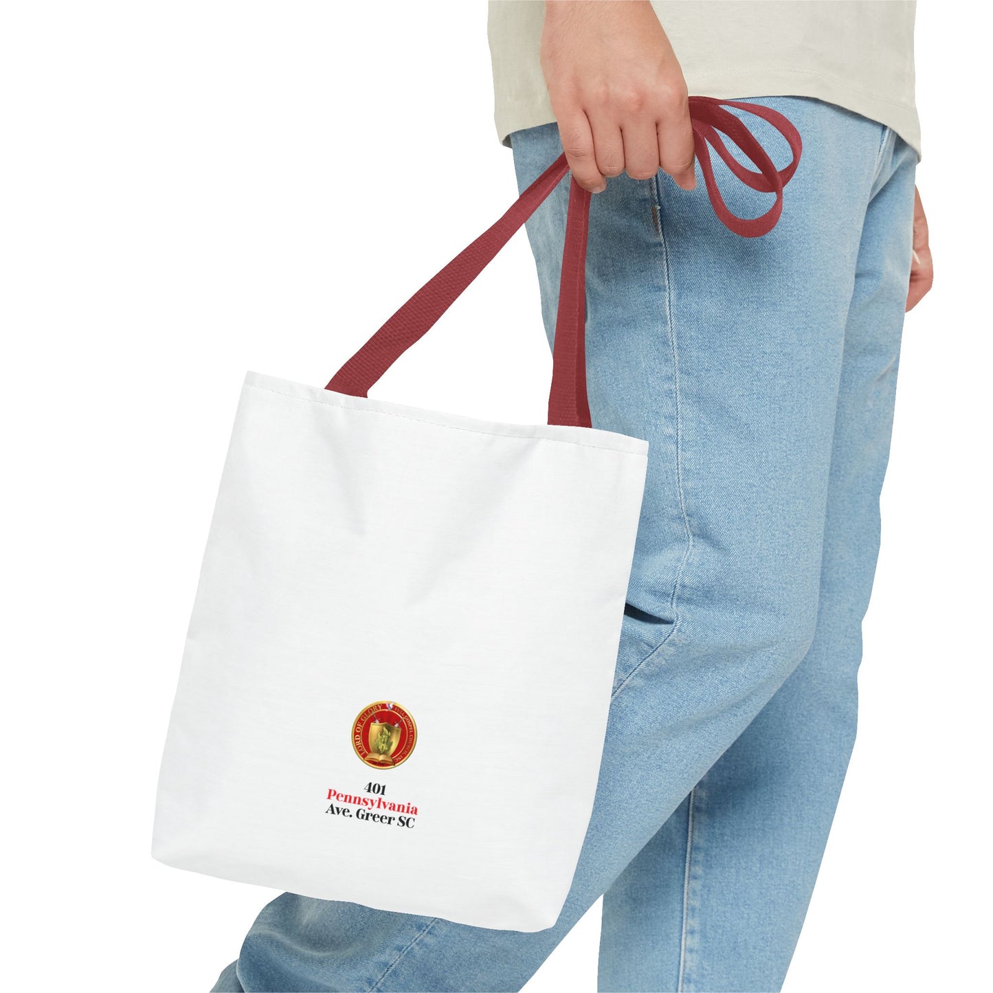 LOG Stylish Tote Bag for Church Lovers | Customizable, Faith-Based Gift,