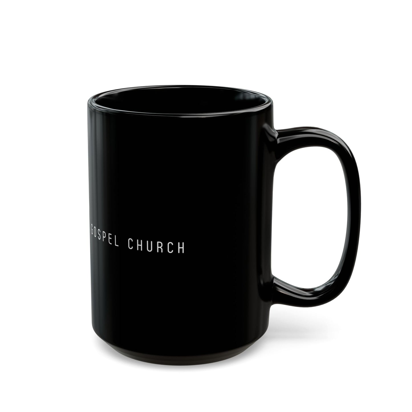 LOG Sleek Black Mug with Inspirational Design | Perfect for Coffee Lovers, Gifts, Church Events, Daily Motivation, and Home Decor