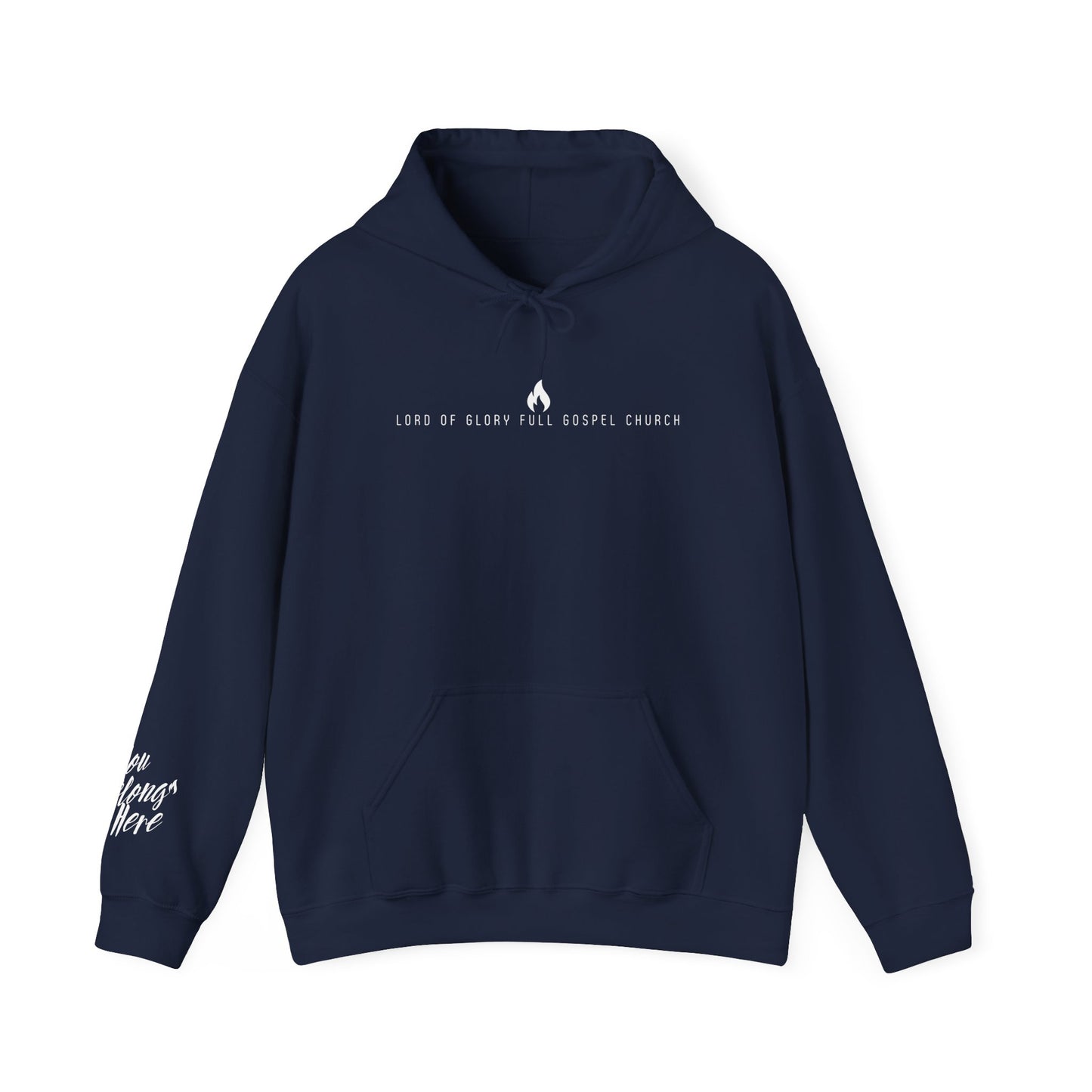 LOG Hoodie: Inspirational Unisex Hooded Sweatshirt for Faith & Comfort, Church Apparel, Cozy Gift for Friends & Family, Everyday Wear, Gospel Message
