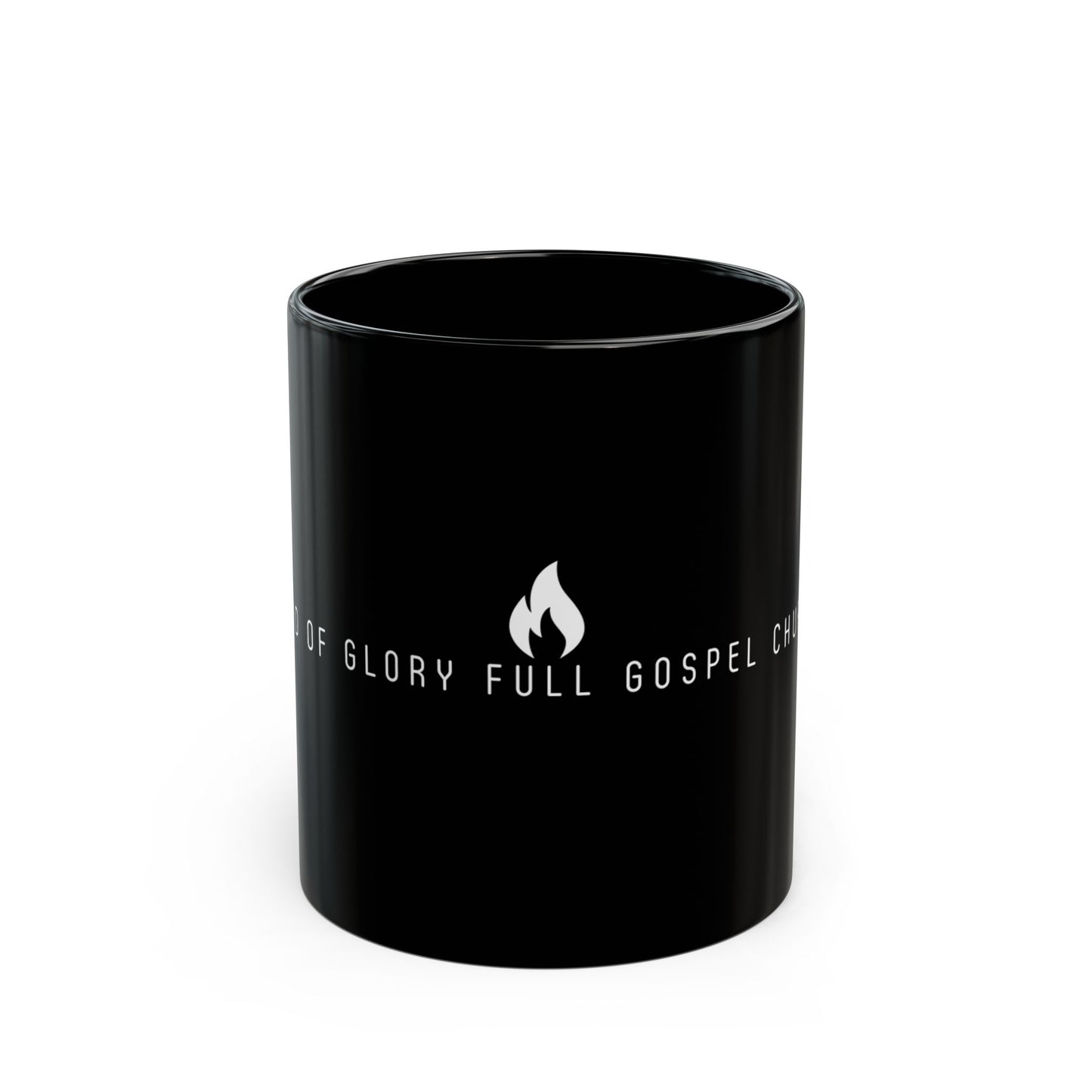 LOG Sleek Black Mug with Inspirational Design | Perfect for Coffee Lovers, Gifts, Church Events, Daily Motivation, and Home Decor