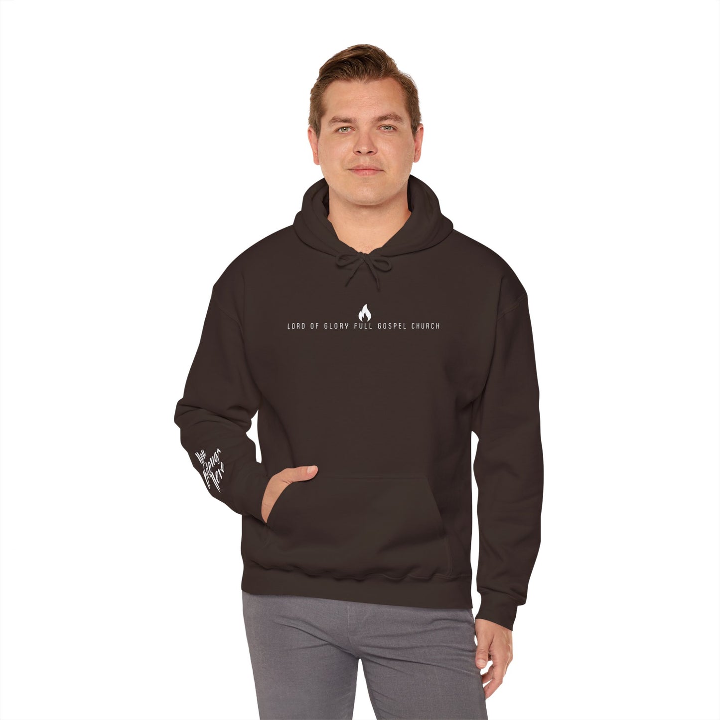 LOG Hoodie: Inspirational Unisex Hooded Sweatshirt for Faith & Comfort, Church Apparel, Cozy Gift for Friends & Family, Everyday Wear, Gospel Message