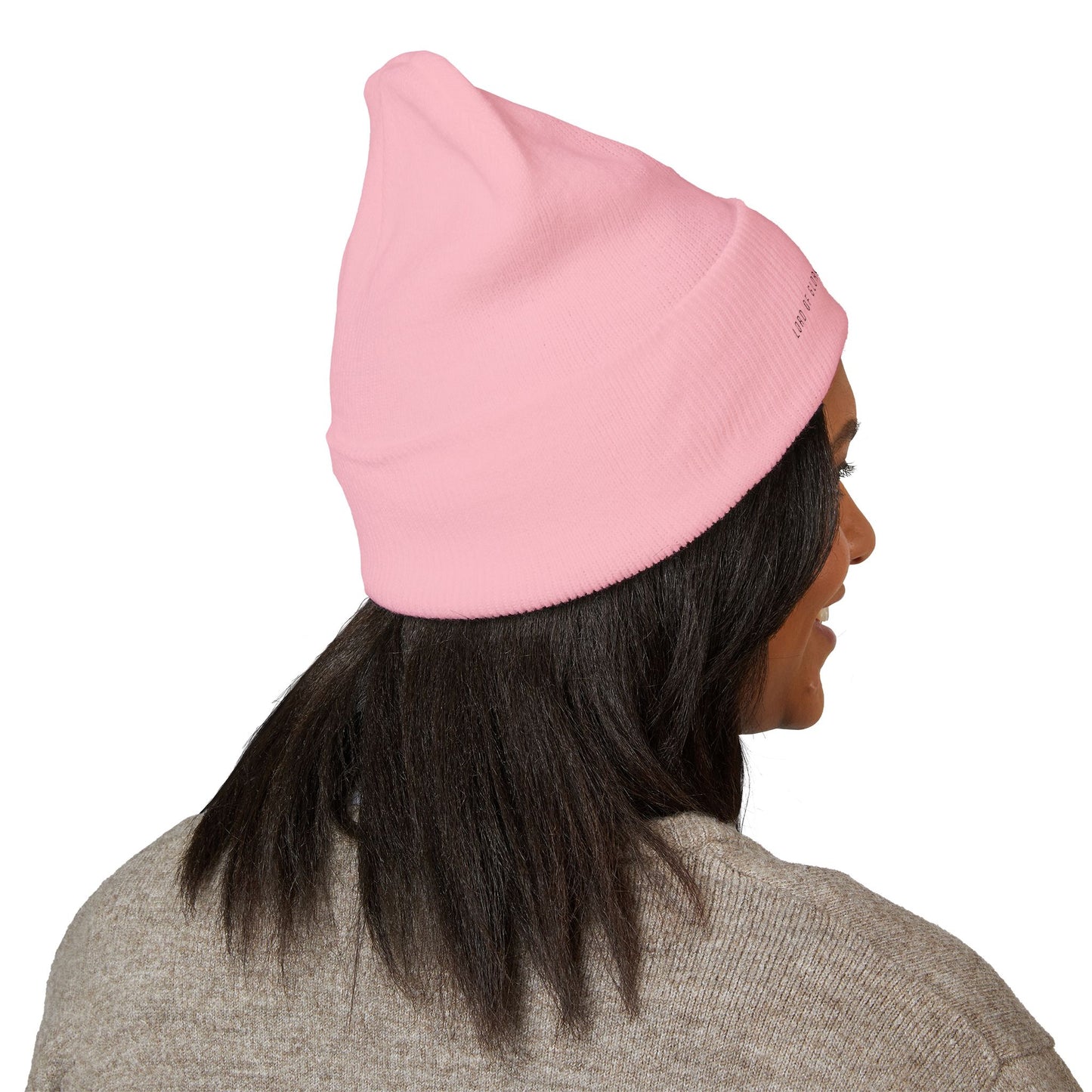 LOG Embroidered Classic Cuffed Beanie, Warm Winter Hat