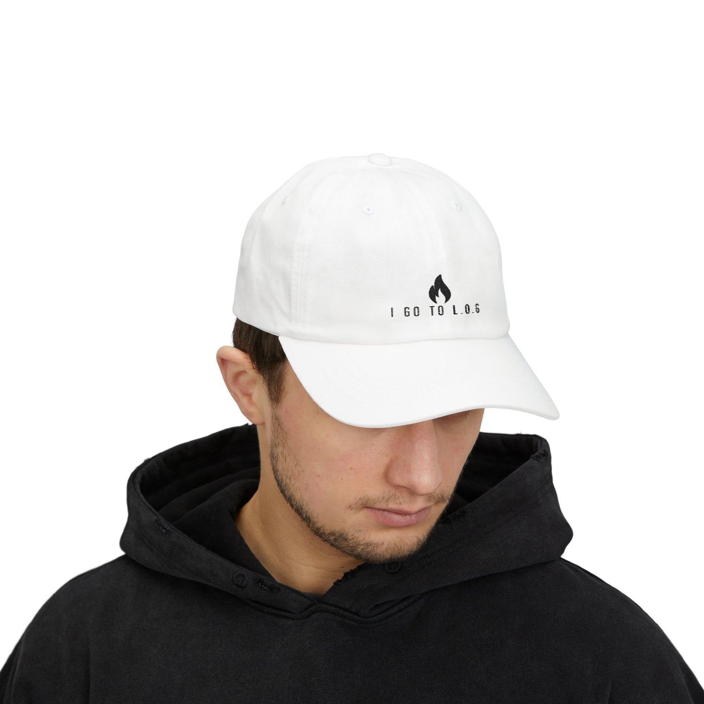 LOG Classic Dad Cap - Stylish Adjustable Hat, Perfect Gift for Father's Day, Casual Wear, Outdoor Activity, Summer Sun Protection