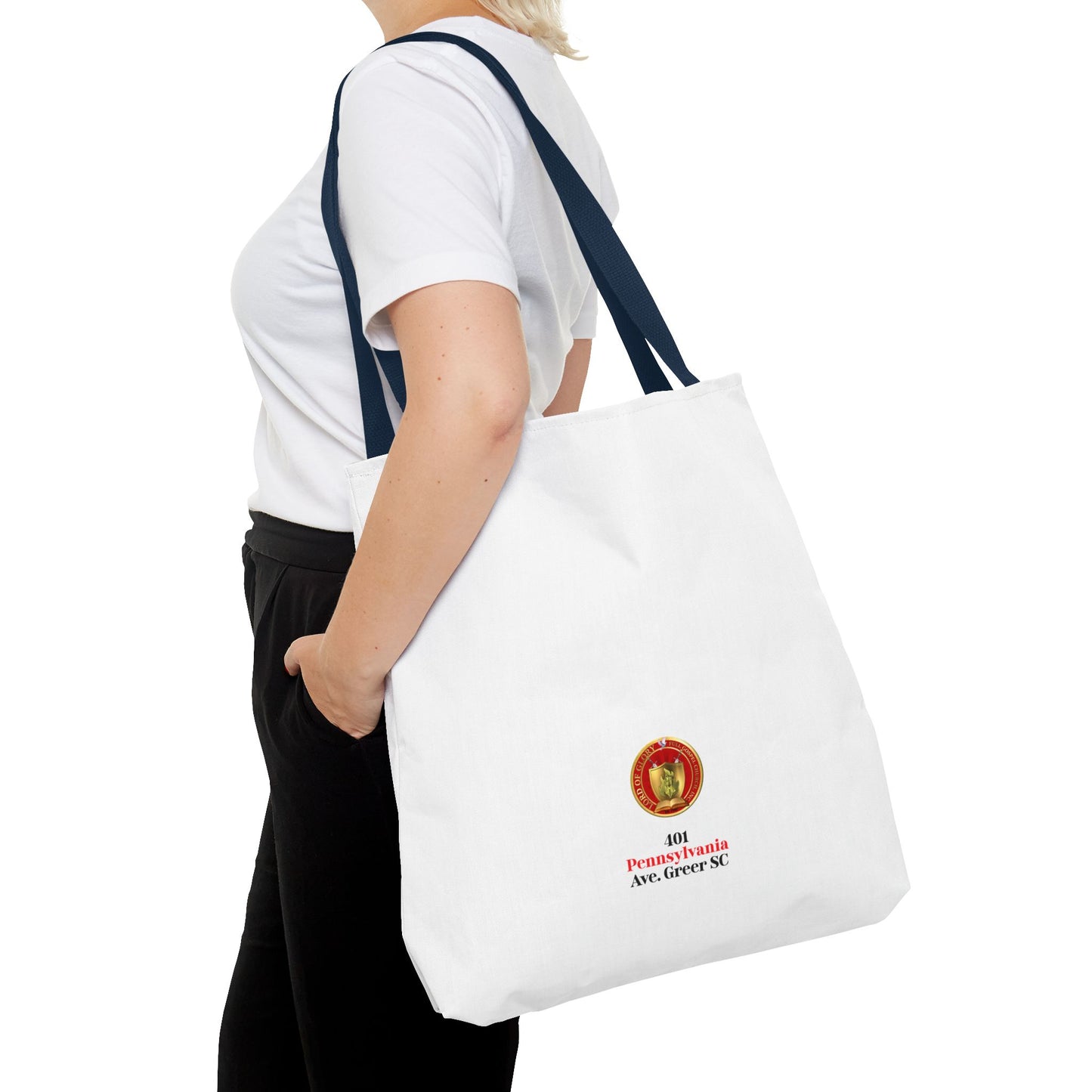 LOG Stylish Tote Bag for Church Lovers | Customizable, Faith-Based Gift,