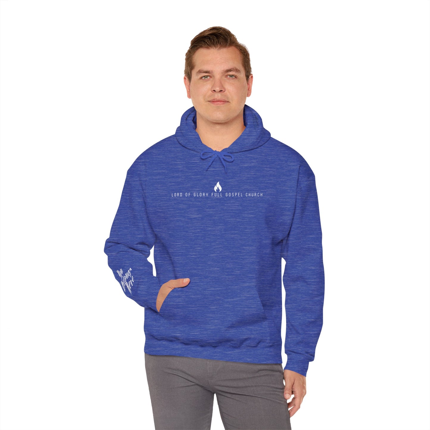 LOG Hoodie: Inspirational Unisex Hooded Sweatshirt for Faith & Comfort, Church Apparel, Cozy Gift for Friends & Family, Everyday Wear, Gospel Message