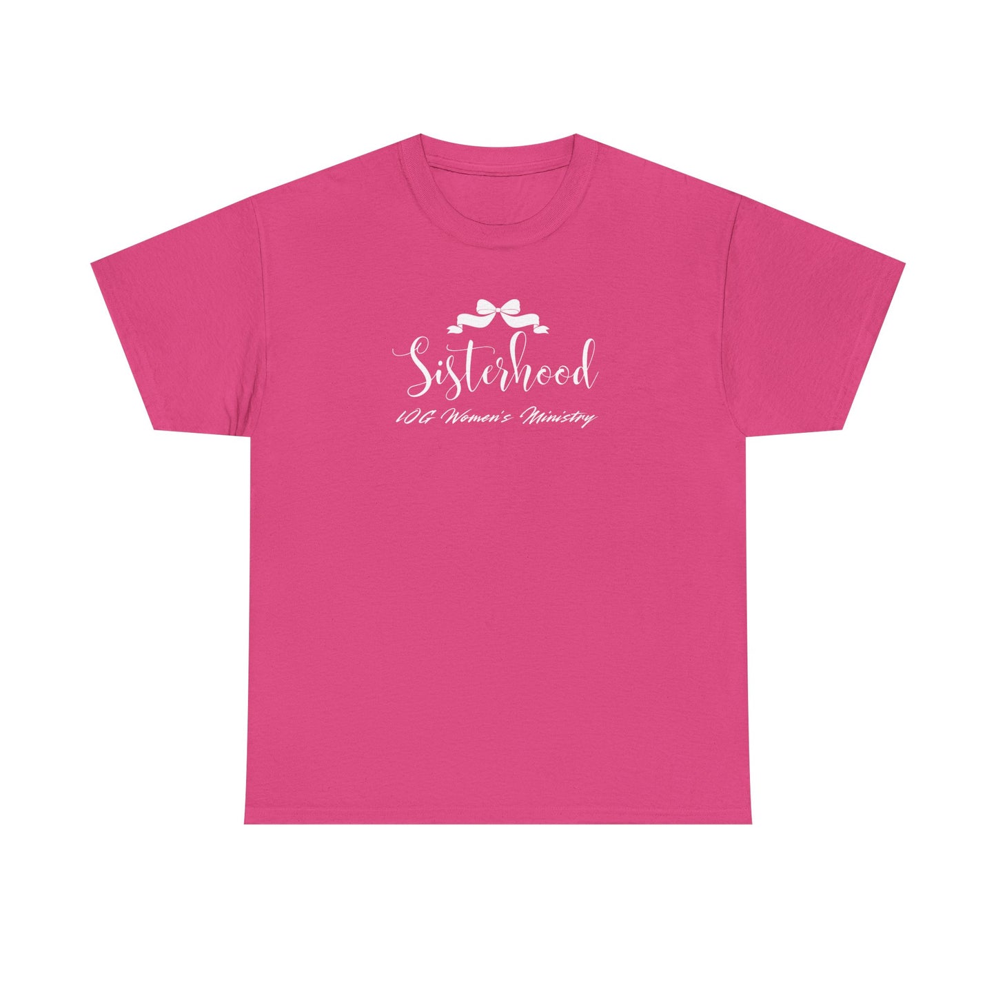 LOG Sisterhood: Unisex Heavy Cotton Tee, Friendship Gift, Cozy Summer Top, Casual Wear, Perfect for Family Celebrations,