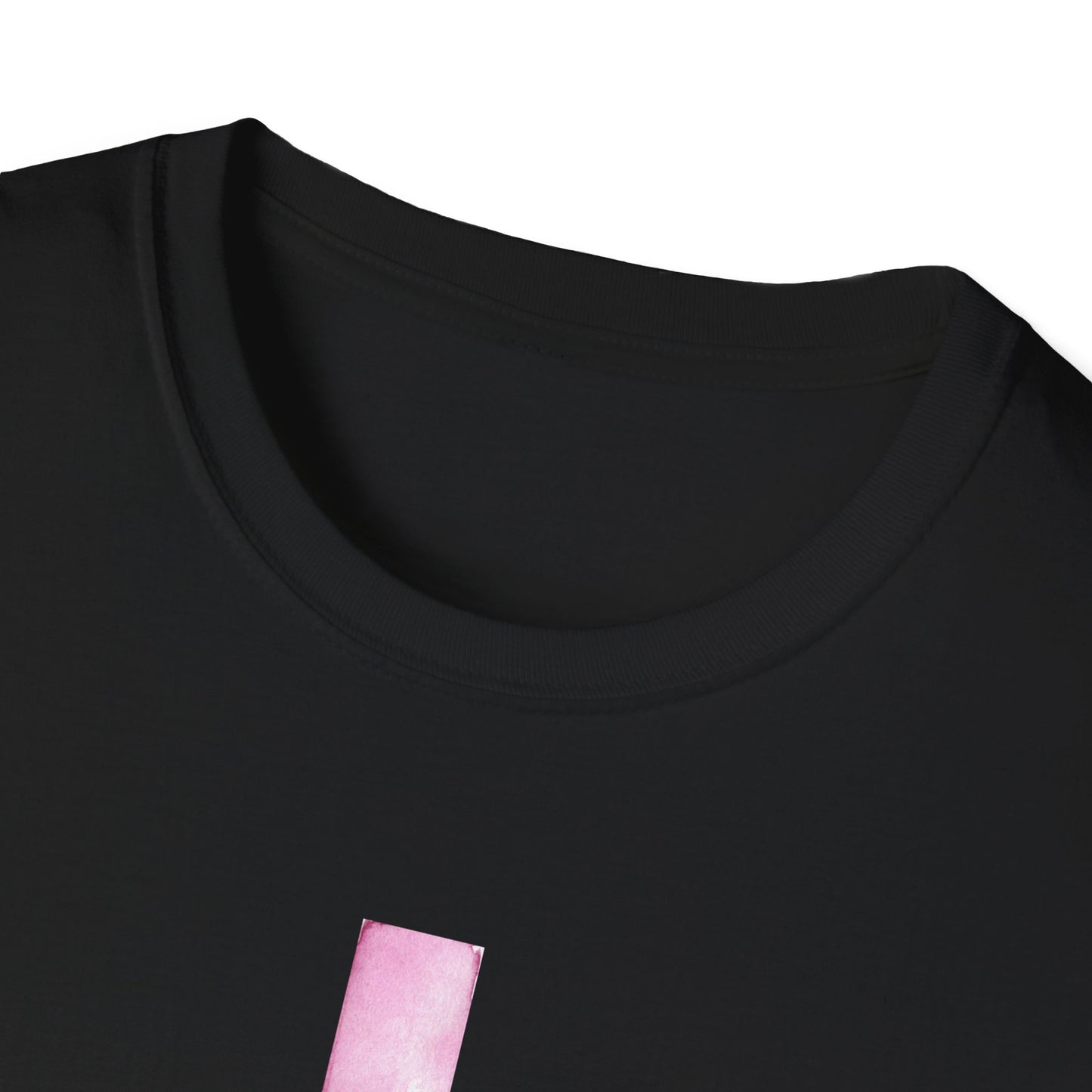 Pink Cross Fighting with Faith Unisex Softstyle T-Shirt, Faith Tee, Casual Wear, Christian Gift, Religious Apparel, Everyday Comfort