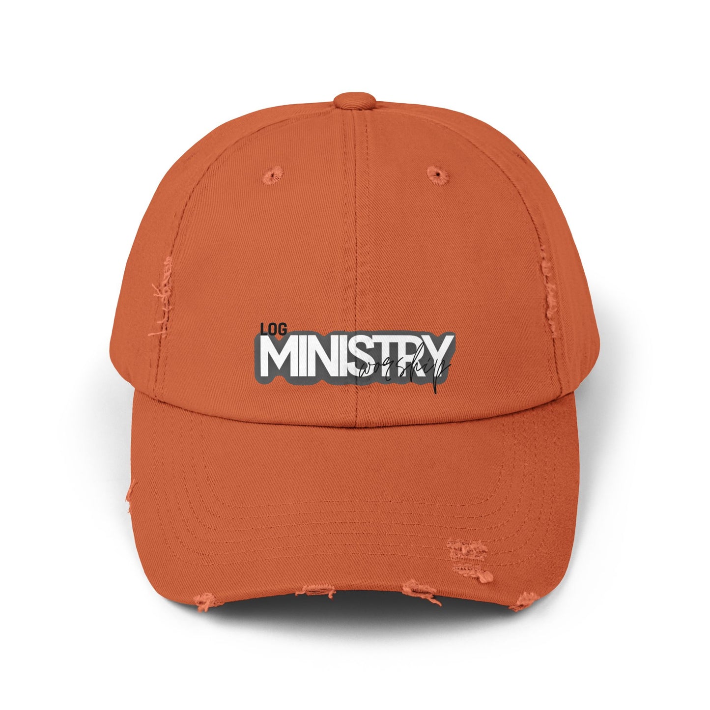 LOG Unisex Distressed Cap with 'MINISTRY': Design, Trendy Baseball Hat for Casual Outfits, Gift for Friends, Daily Wear, Festival [...]