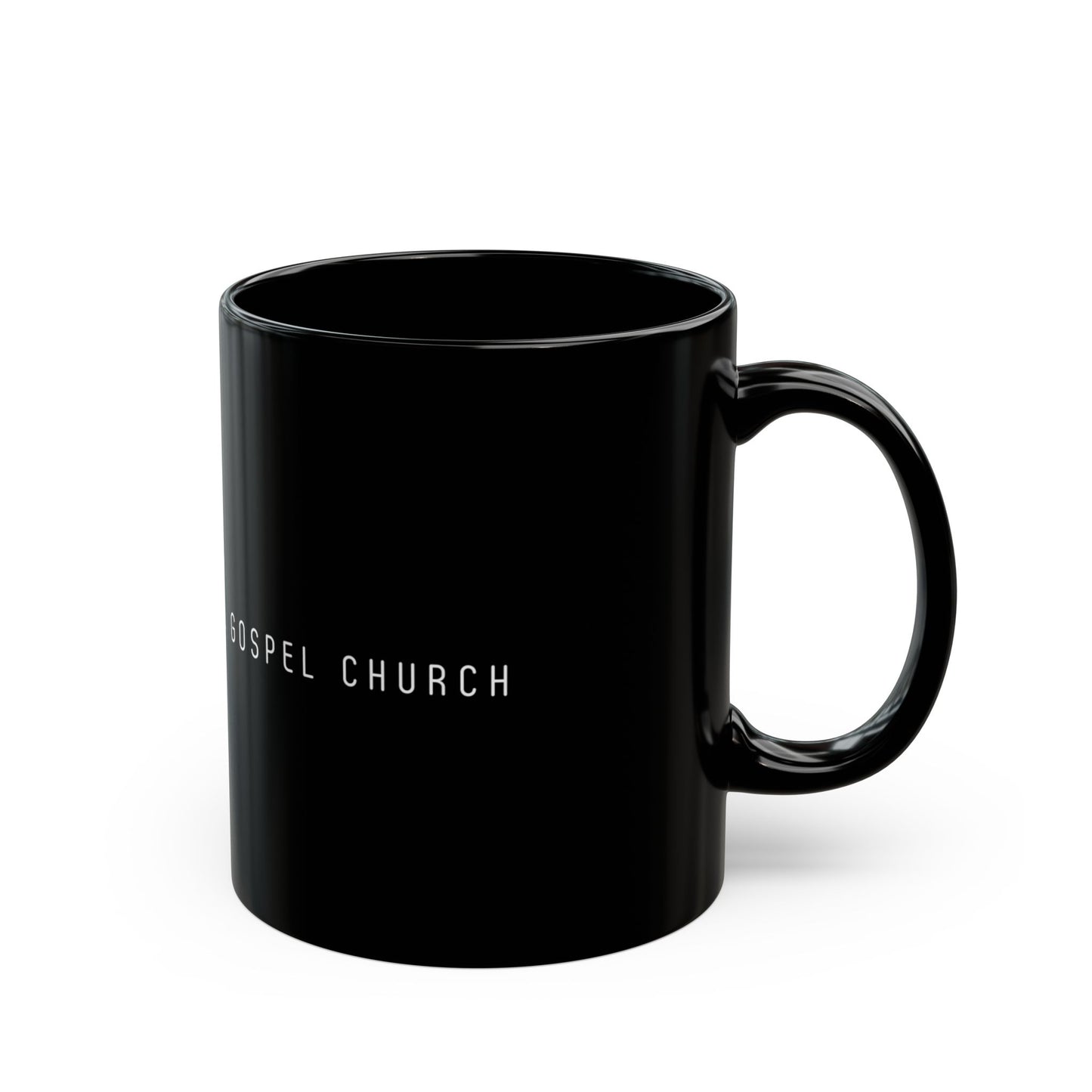 LOG Sleek Black Mug with Inspirational Design | Perfect for Coffee Lovers, Gifts, Church Events, Daily Motivation, and Home Decor