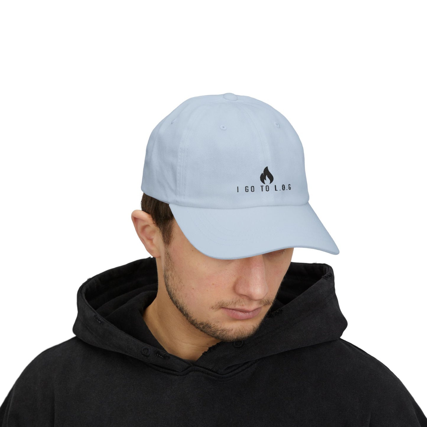 LOG Classic Dad Cap - Stylish Adjustable Hat, Perfect Gift for Father's Day, Casual Wear, Outdoor Activity, Summer Sun Protection