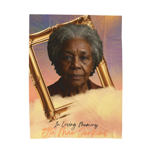 Personalized Velveteen Plush Blanket - In Loving Memory Tribute, Cozy Gift for Remembrance, Soft Throw for Memorials, Sympathy Gifts, [...]