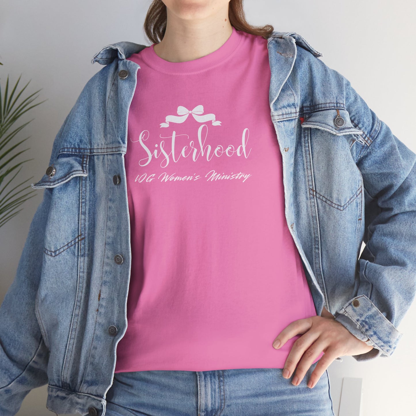 LOG Sisterhood: Unisex Heavy Cotton Tee, Friendship Gift, Cozy Summer Top, Casual Wear, Perfect for Family Celebrations,