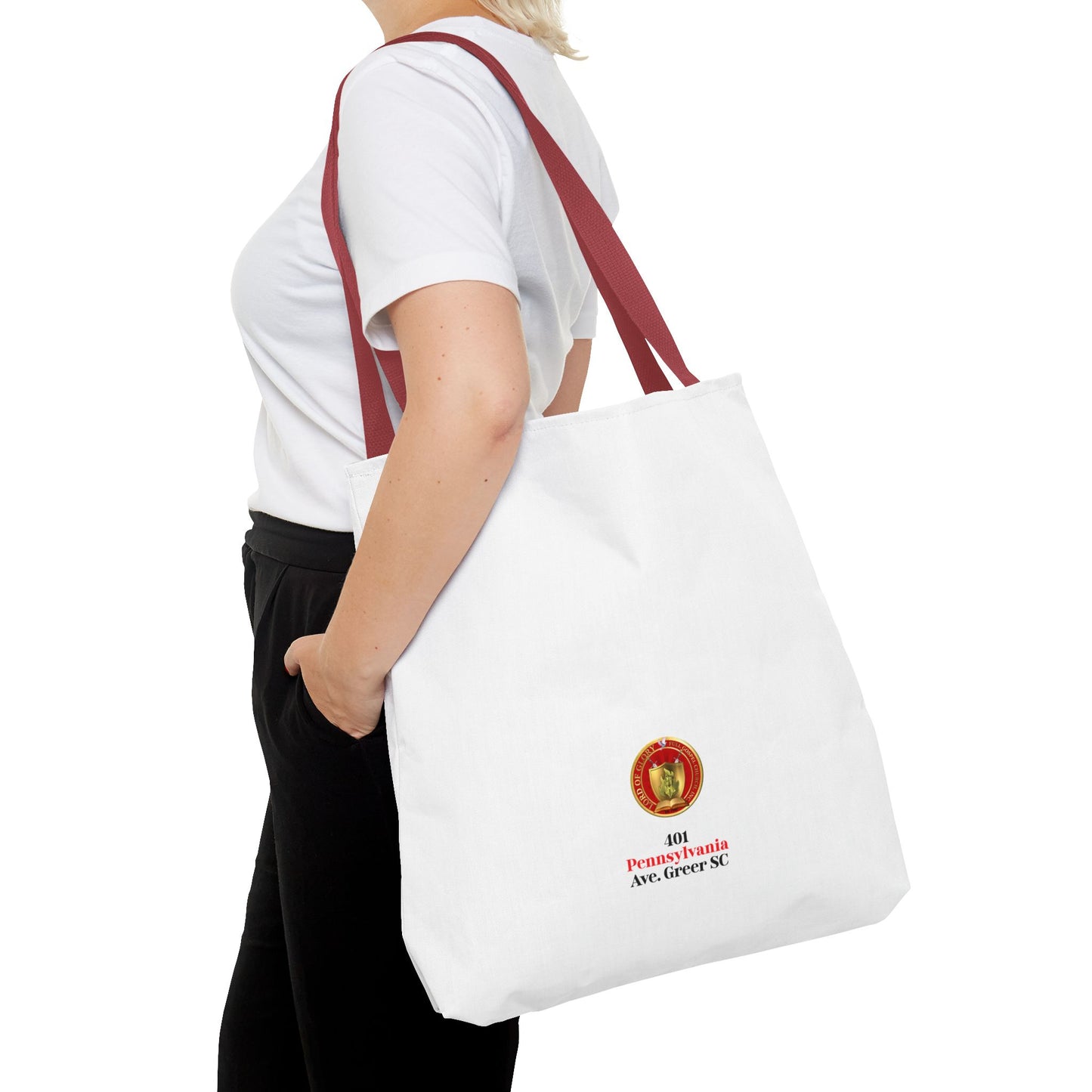 LOG Stylish Tote Bag for Church Lovers | Customizable, Faith-Based Gift,