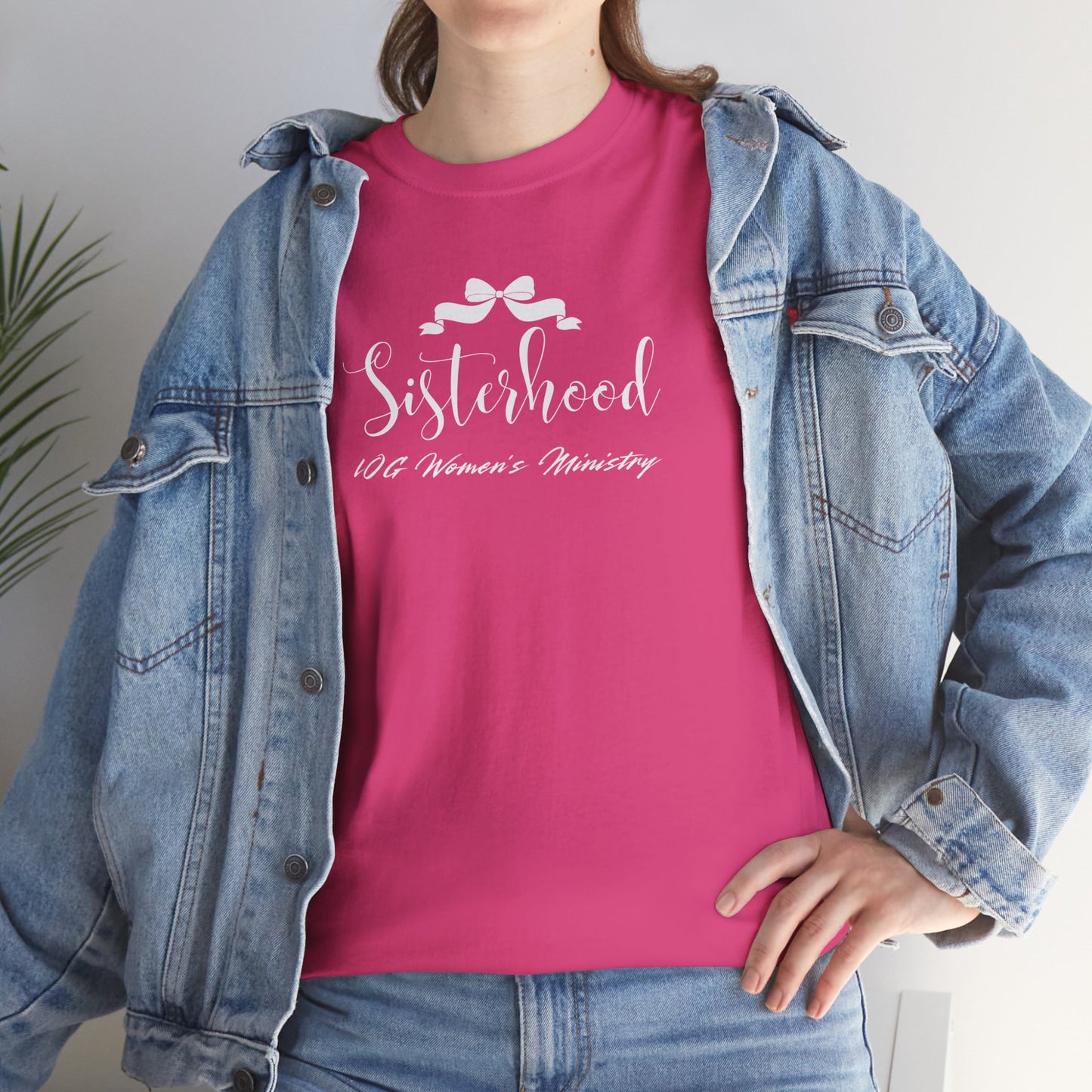 LOG Sisterhood: Unisex Heavy Cotton Tee, Friendship Gift, Cozy Summer Top, Casual Wear, Perfect for Family Celebrations,