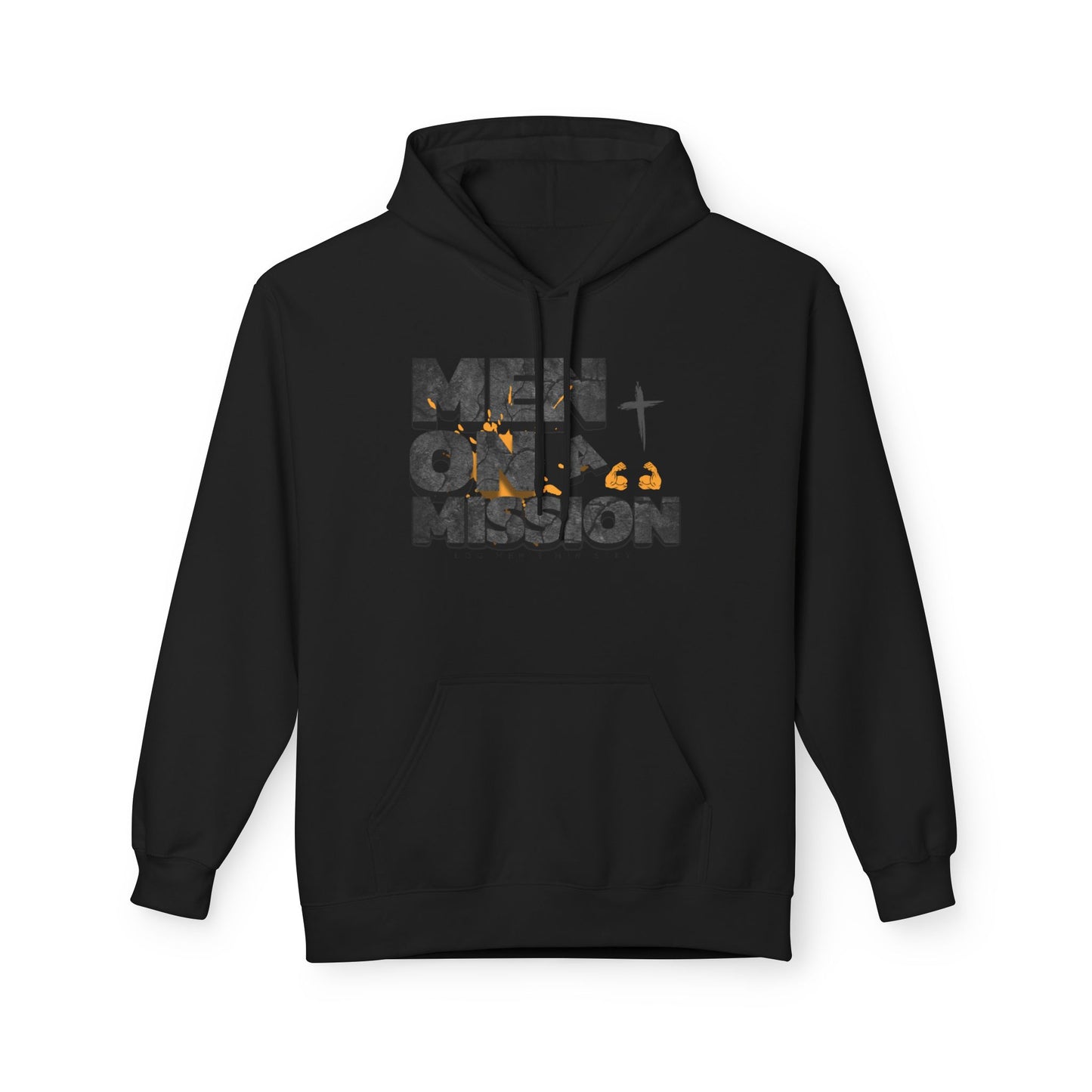 LOG Men on a Mission Hoodie - Inspirational Unisex Fleece, Perfect for Faith Groups, Motivational Apparel, Gift for Encouragement