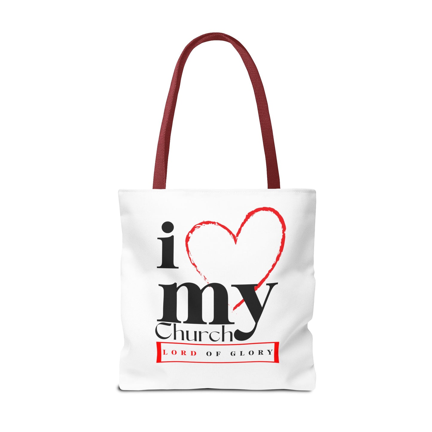 LOG Stylish Tote Bag for Church Lovers | Customizable, Faith-Based Gift,
