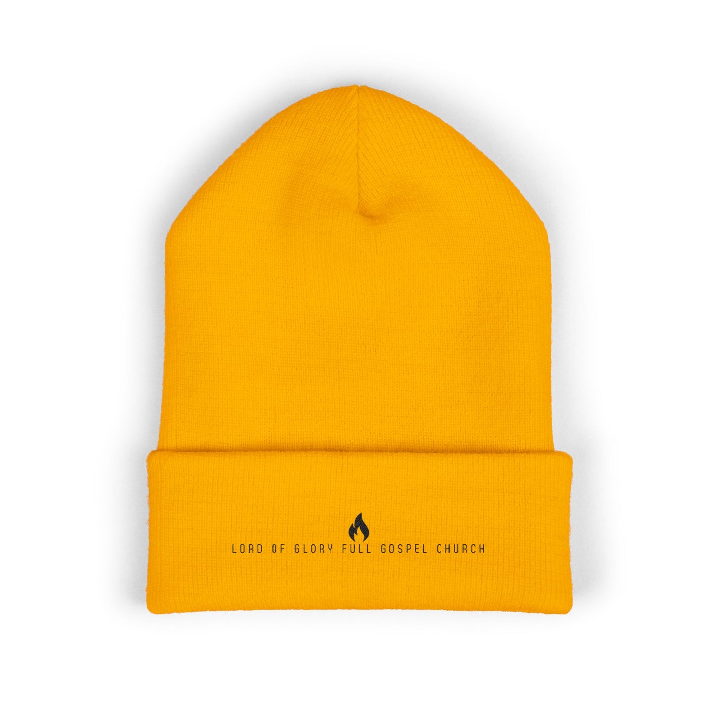 LOG Embroidered Classic Cuffed Beanie, Warm Winter Hat