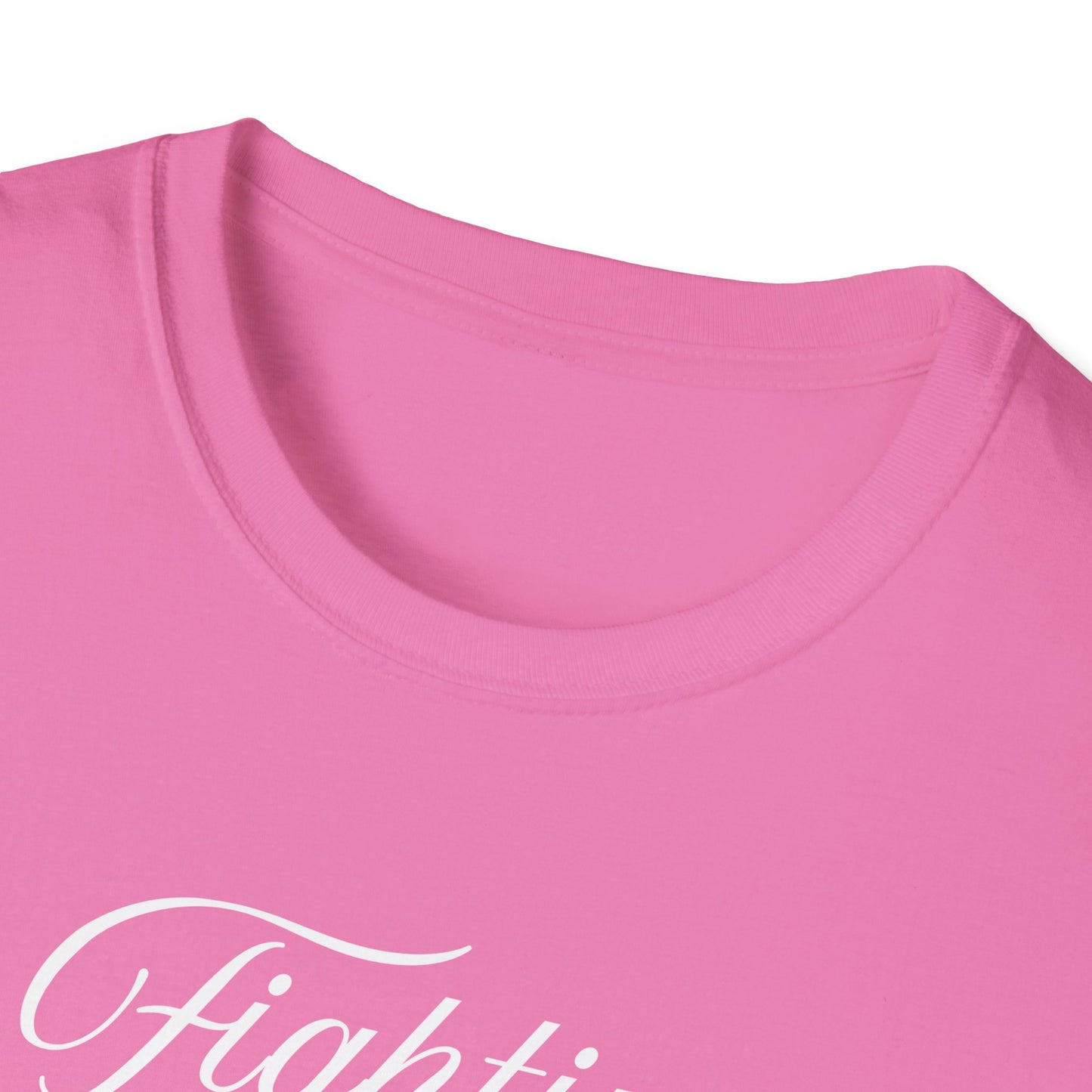 Fighting With Faith T-Shirt, Unisex Cancer Awareness Shirt, Inspirational Tee, Supportive Gift, Pink Ribbon Top