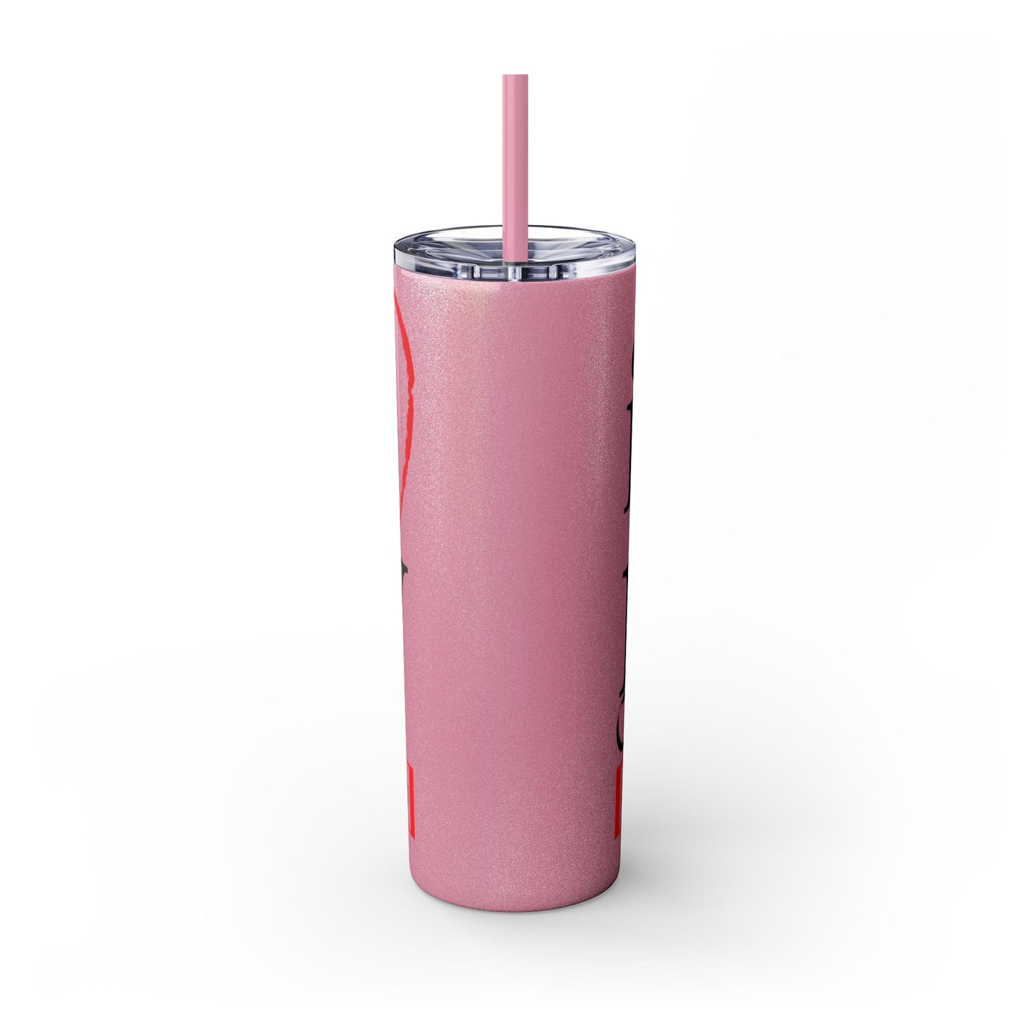 LOG I Love My Church Skinny Tumbler with Straw, 20oz - Perfect for Home, Gifts, Christian Events, Coffee Lovers, and Everyday Use