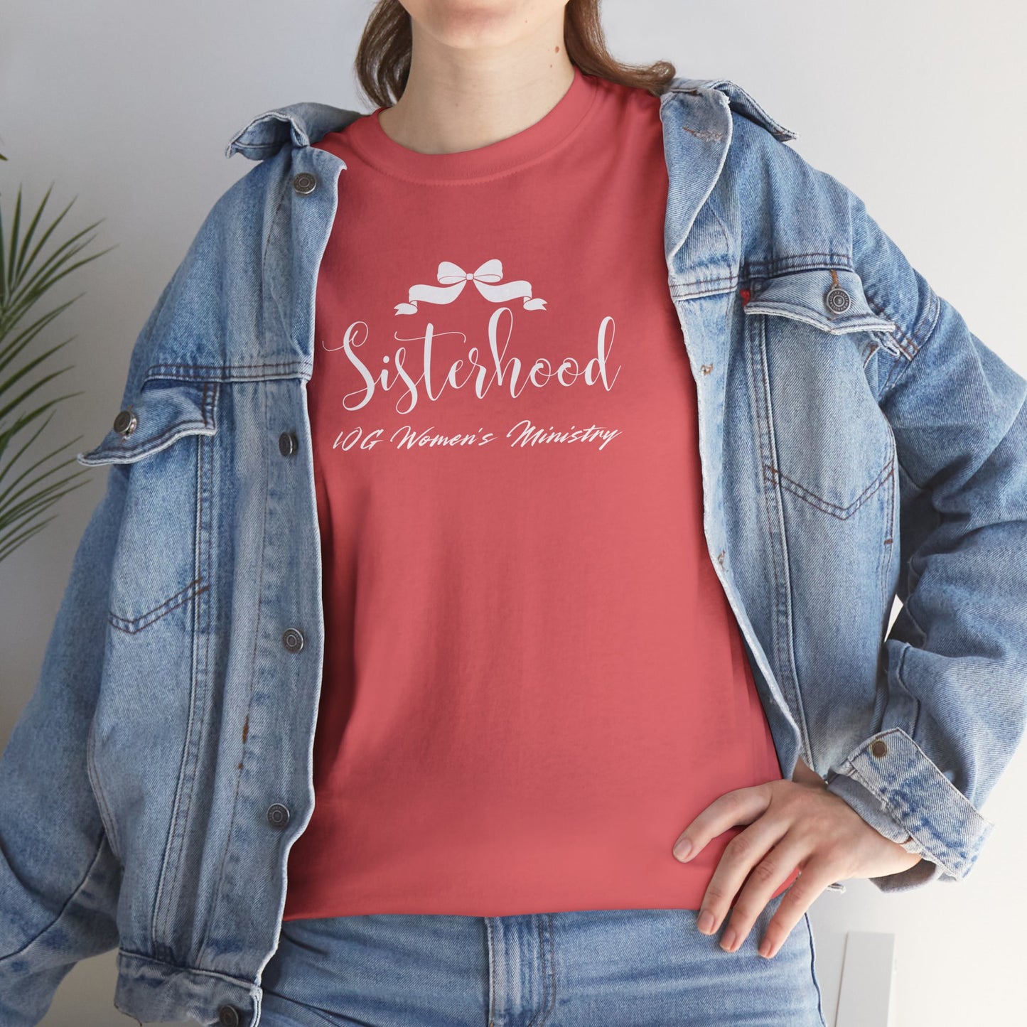 LOG Sisterhood: Unisex Heavy Cotton Tee, Friendship Gift, Cozy Summer Top, Casual Wear, Perfect for Family Celebrations,