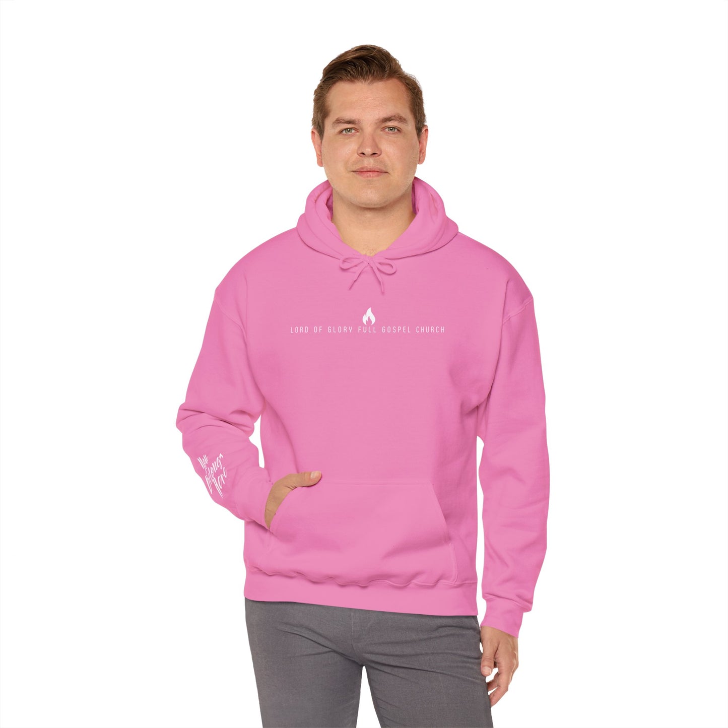 LOG Hoodie: Inspirational Unisex Hooded Sweatshirt for Faith & Comfort, Church Apparel, Cozy Gift for Friends & Family, Everyday Wear, Gospel Message