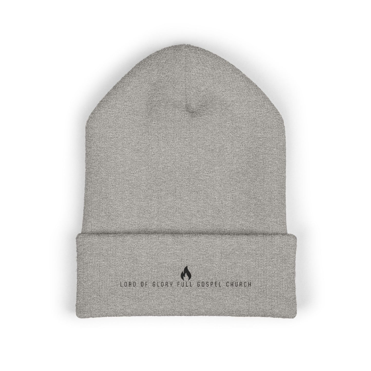 LOG Embroidered Classic Cuffed Beanie, Warm Winter Hat