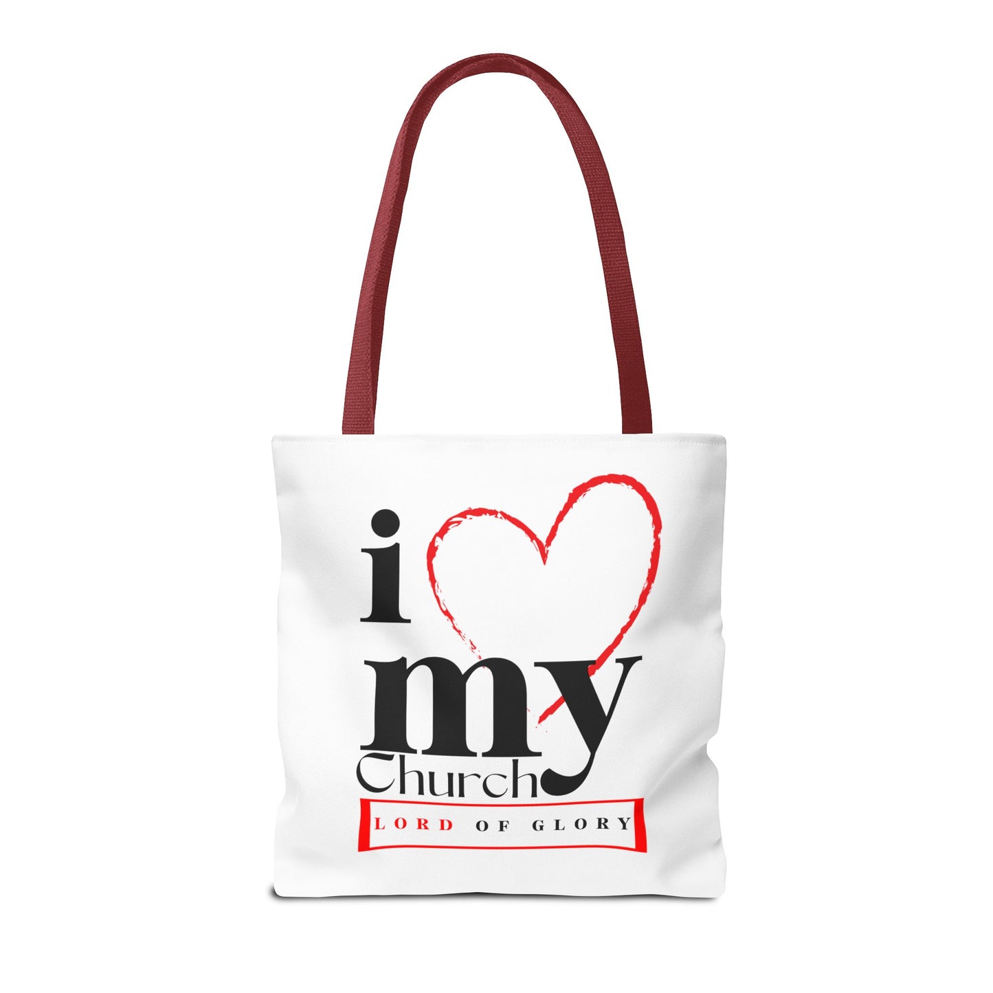 LOG Stylish Tote Bag for Church Lovers | Customizable, Faith-Based Gift,
