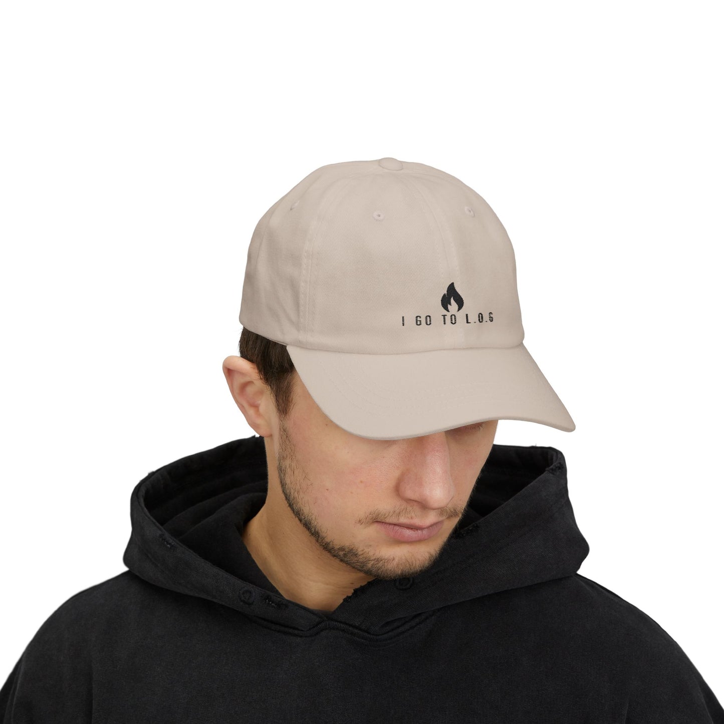 LOG Classic Dad Cap - Stylish Adjustable Hat, Perfect Gift for Father's Day, Casual Wear, Outdoor Activity, Summer Sun Protection