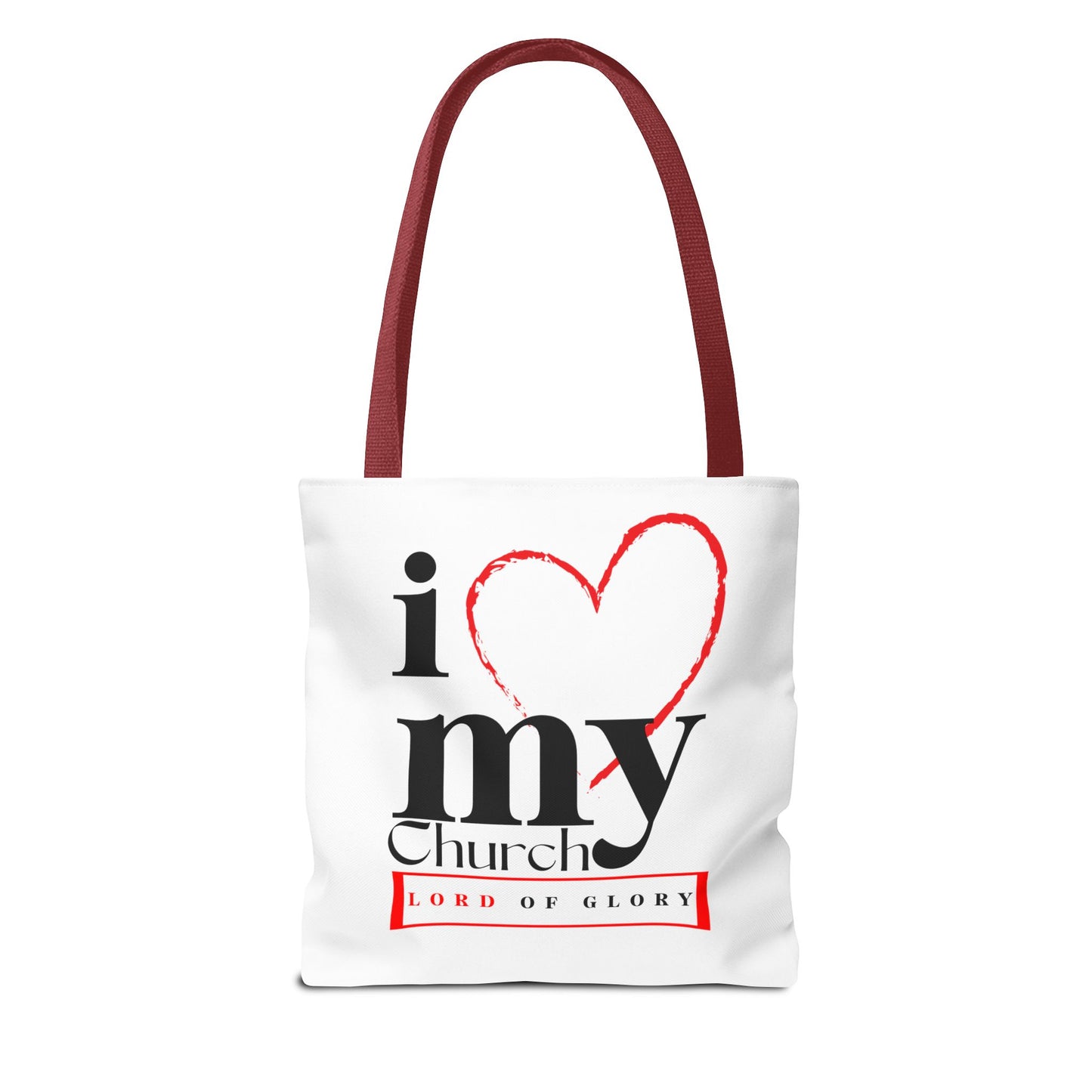 LOG Stylish Tote Bag for Church Lovers | Customizable, Faith-Based Gift,