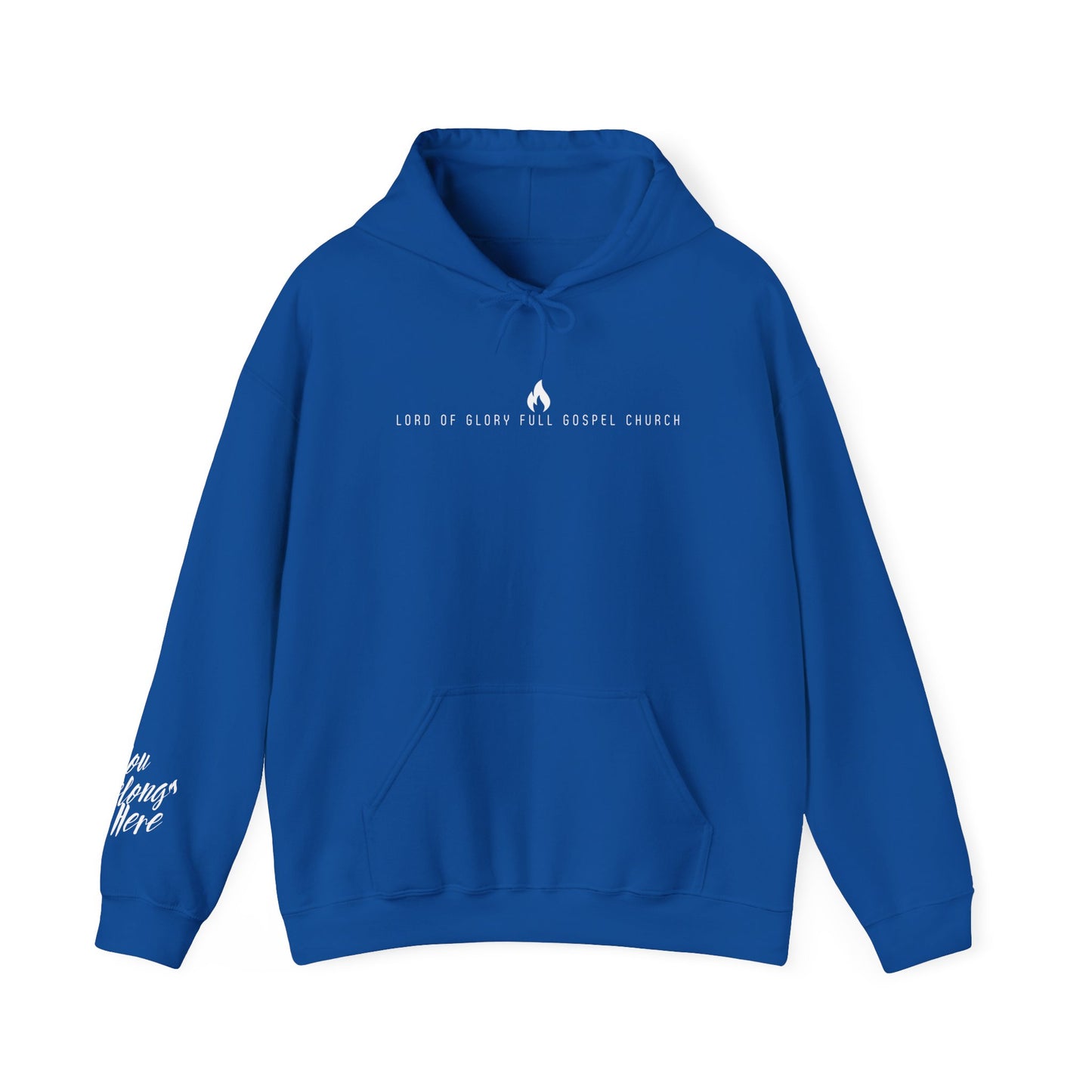 LOG Hoodie: Inspirational Unisex Hooded Sweatshirt for Faith & Comfort, Church Apparel, Cozy Gift for Friends & Family, Everyday Wear, Gospel Message