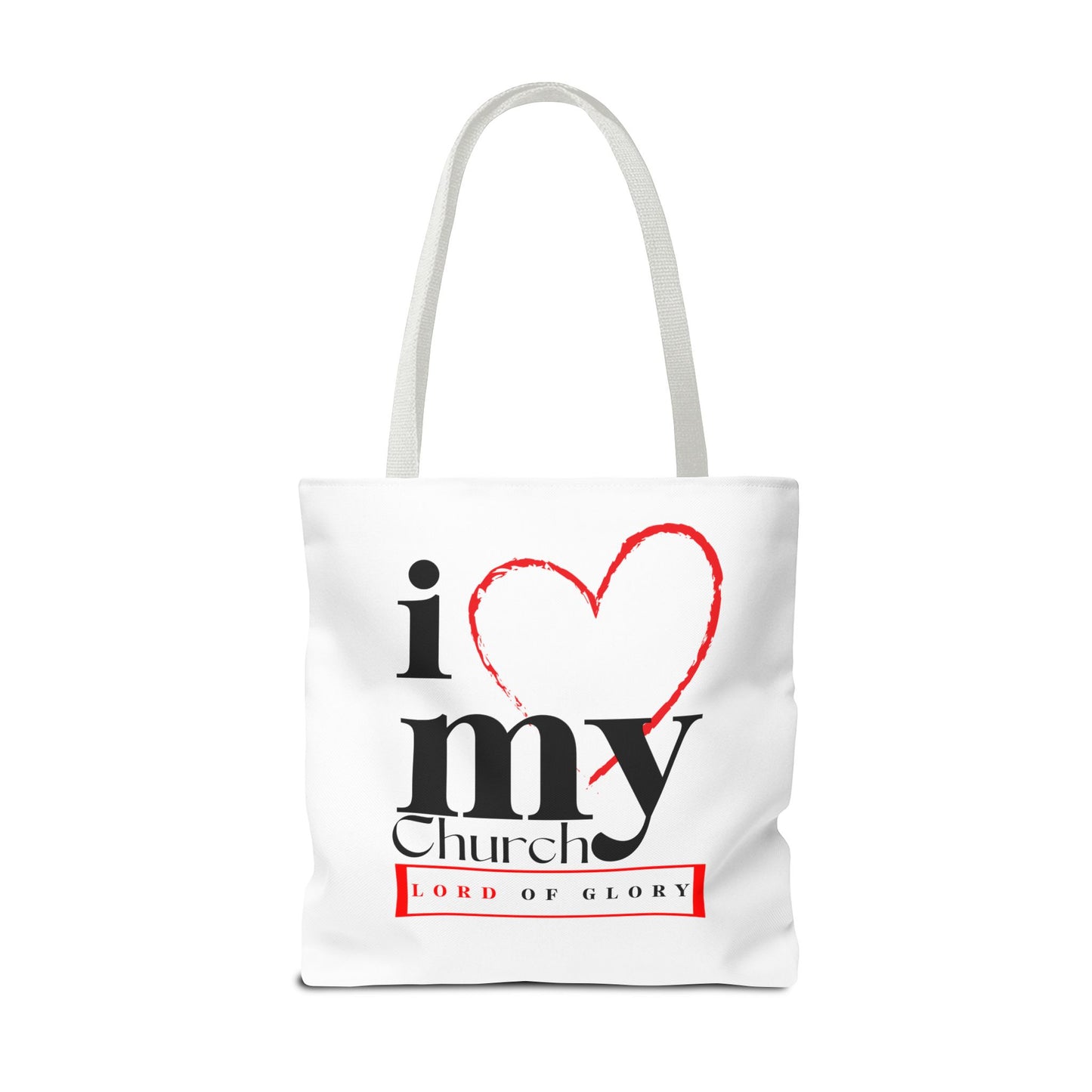 LOG Stylish Tote Bag for Church Lovers | Customizable, Faith-Based Gift,