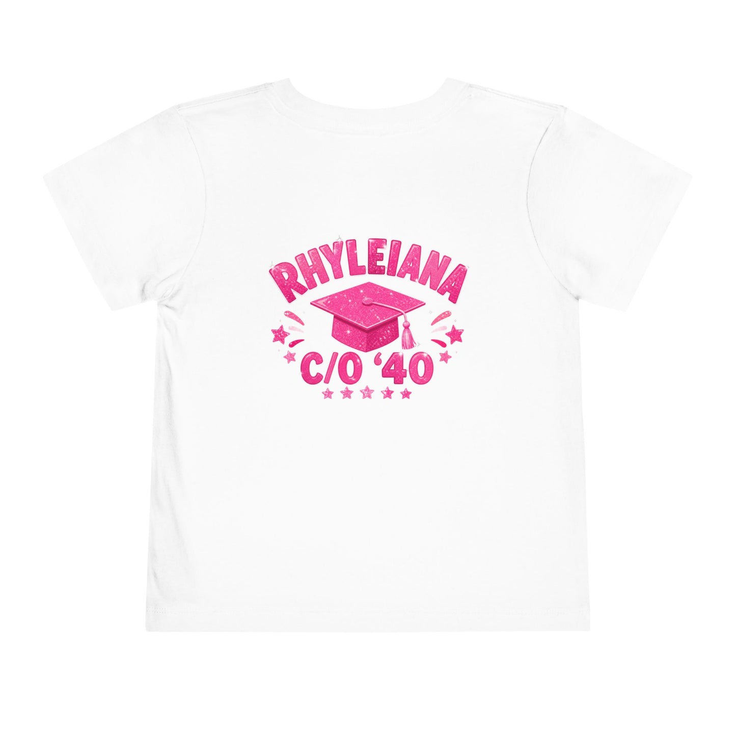 Toddler Tee(Rhy) — "Daycare Fun Look Out K4" Pink Graduation Shirt