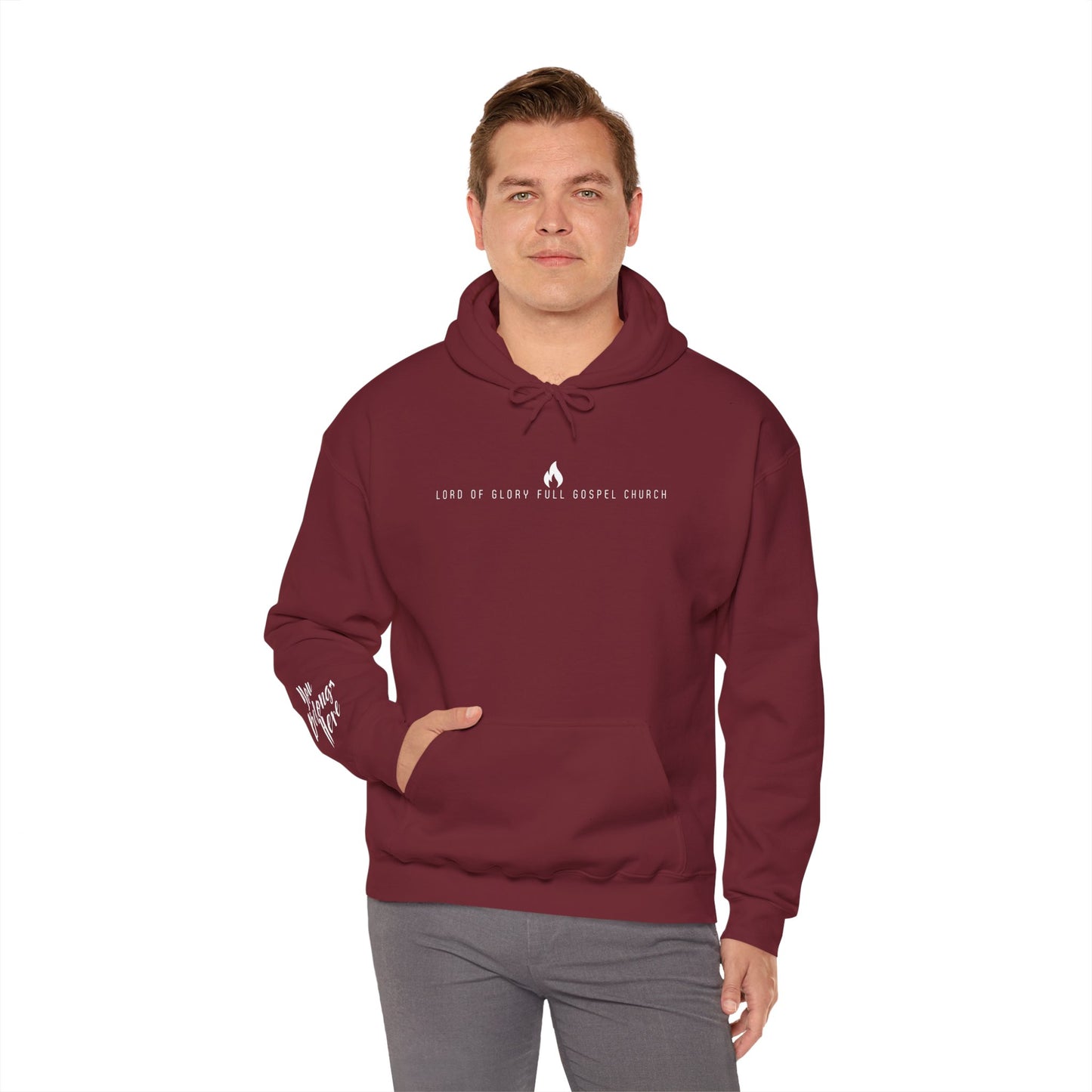 LOG Hoodie: Inspirational Unisex Hooded Sweatshirt for Faith & Comfort, Church Apparel, Cozy Gift for Friends & Family, Everyday Wear, Gospel Message