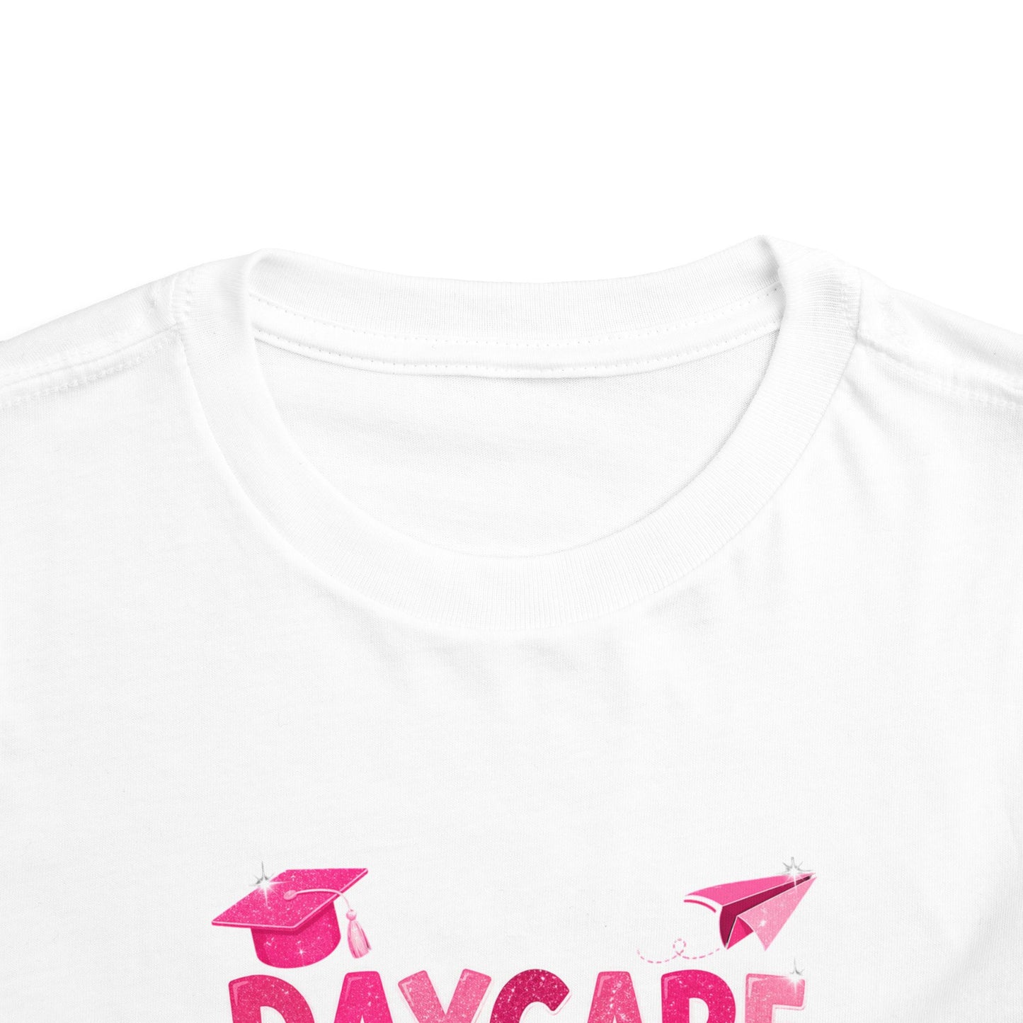 Toddler Tee(Rhy) — "Daycare Fun Look Out K4" Pink Graduation Shirt