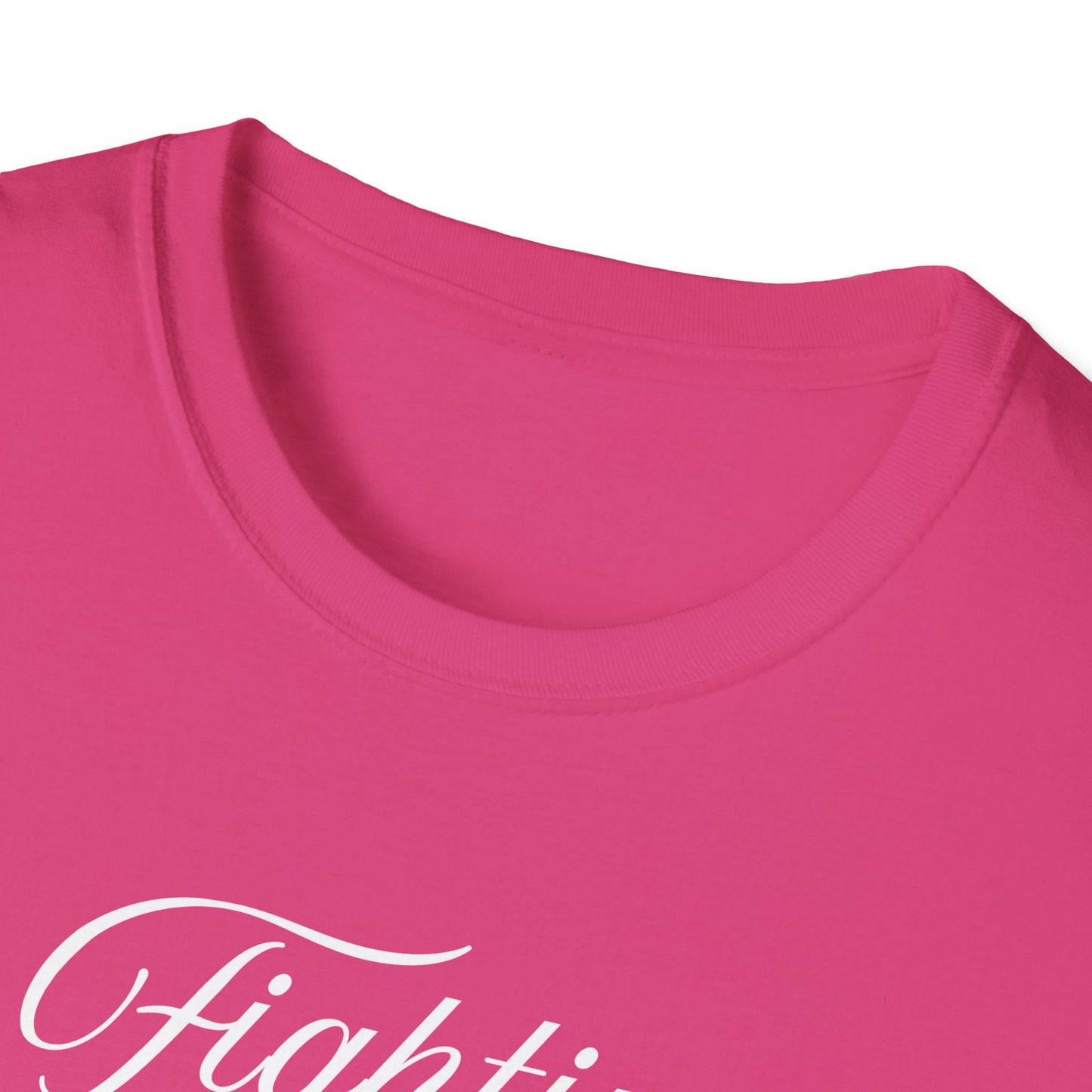 Fighting With Faith T-Shirt, Unisex Cancer Awareness Shirt, Inspirational Tee, Supportive Gift, Pink Ribbon Top