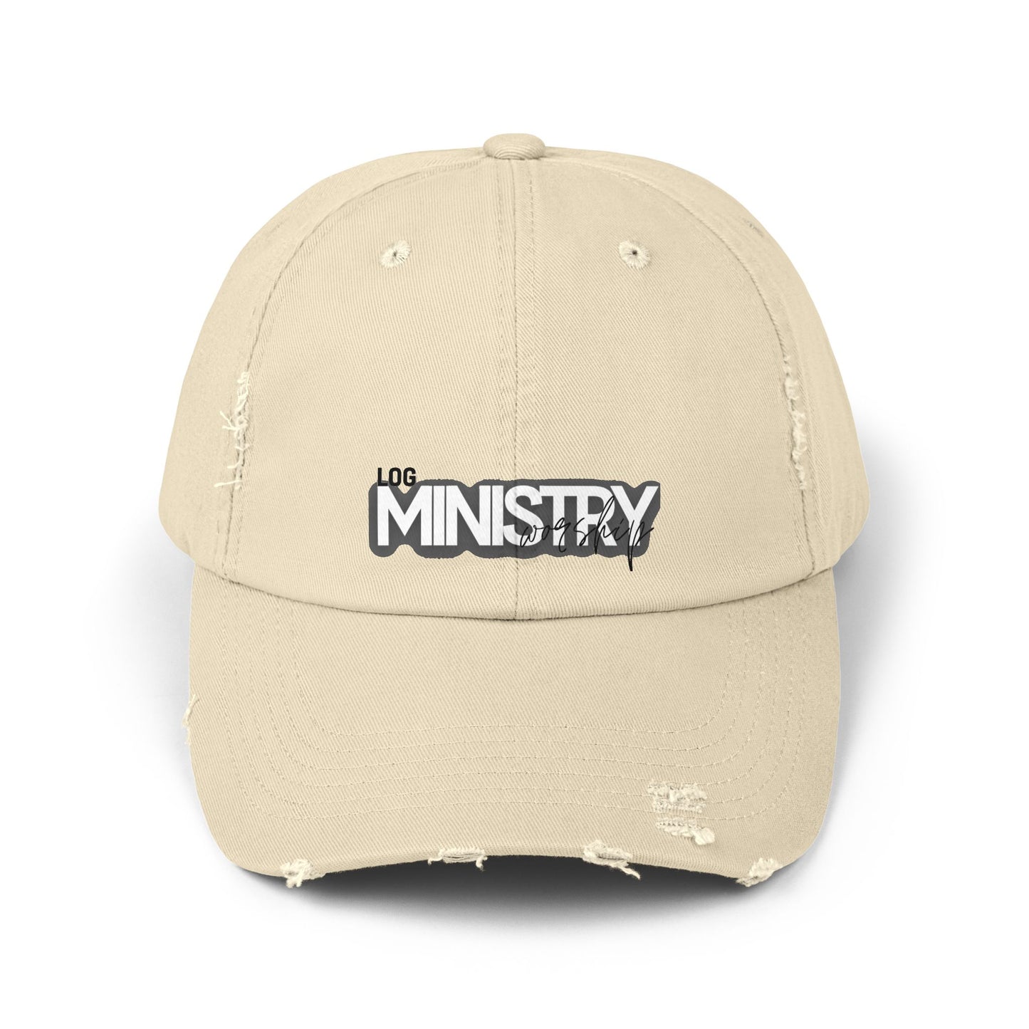 LOG Unisex Distressed Cap with 'MINISTRY': Design, Trendy Baseball Hat for Casual Outfits, Gift for Friends, Daily Wear, Festival [...]