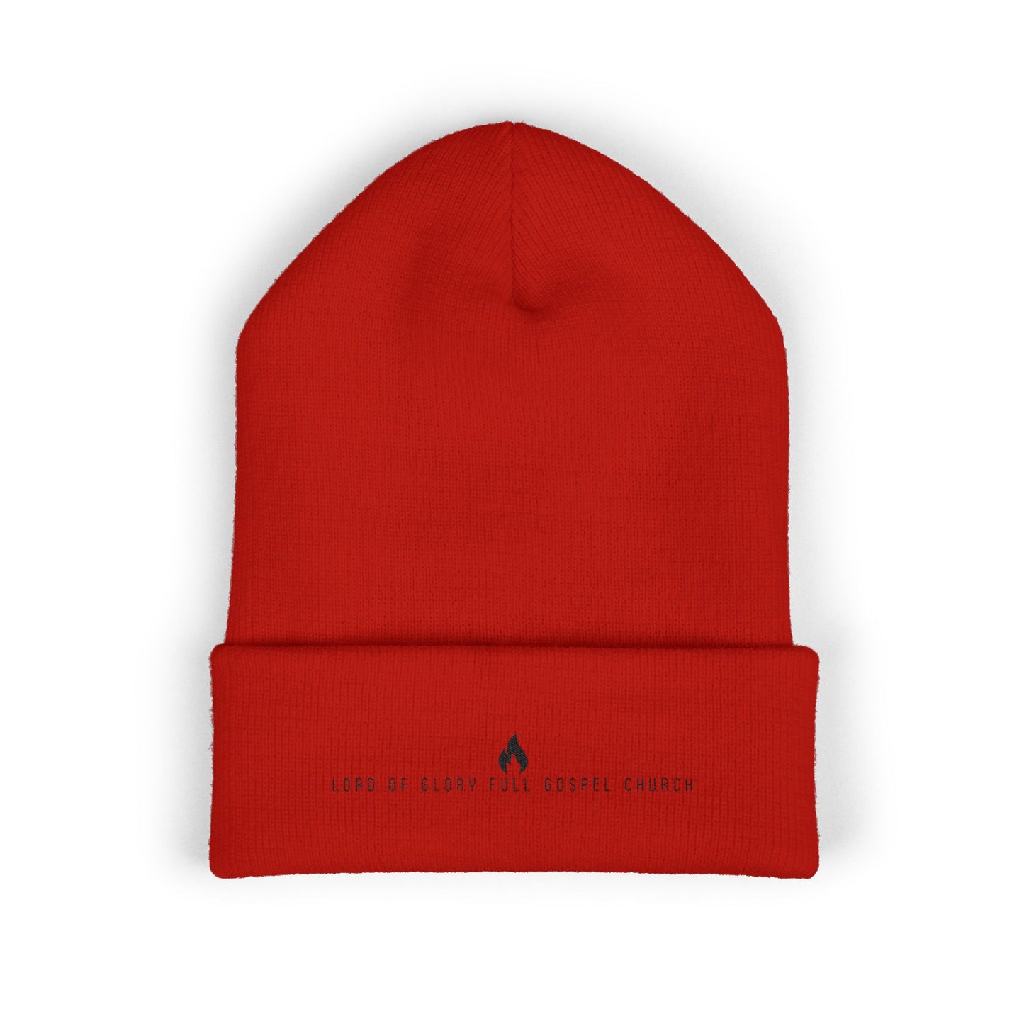 LOG Embroidered Classic Cuffed Beanie, Warm Winter Hat