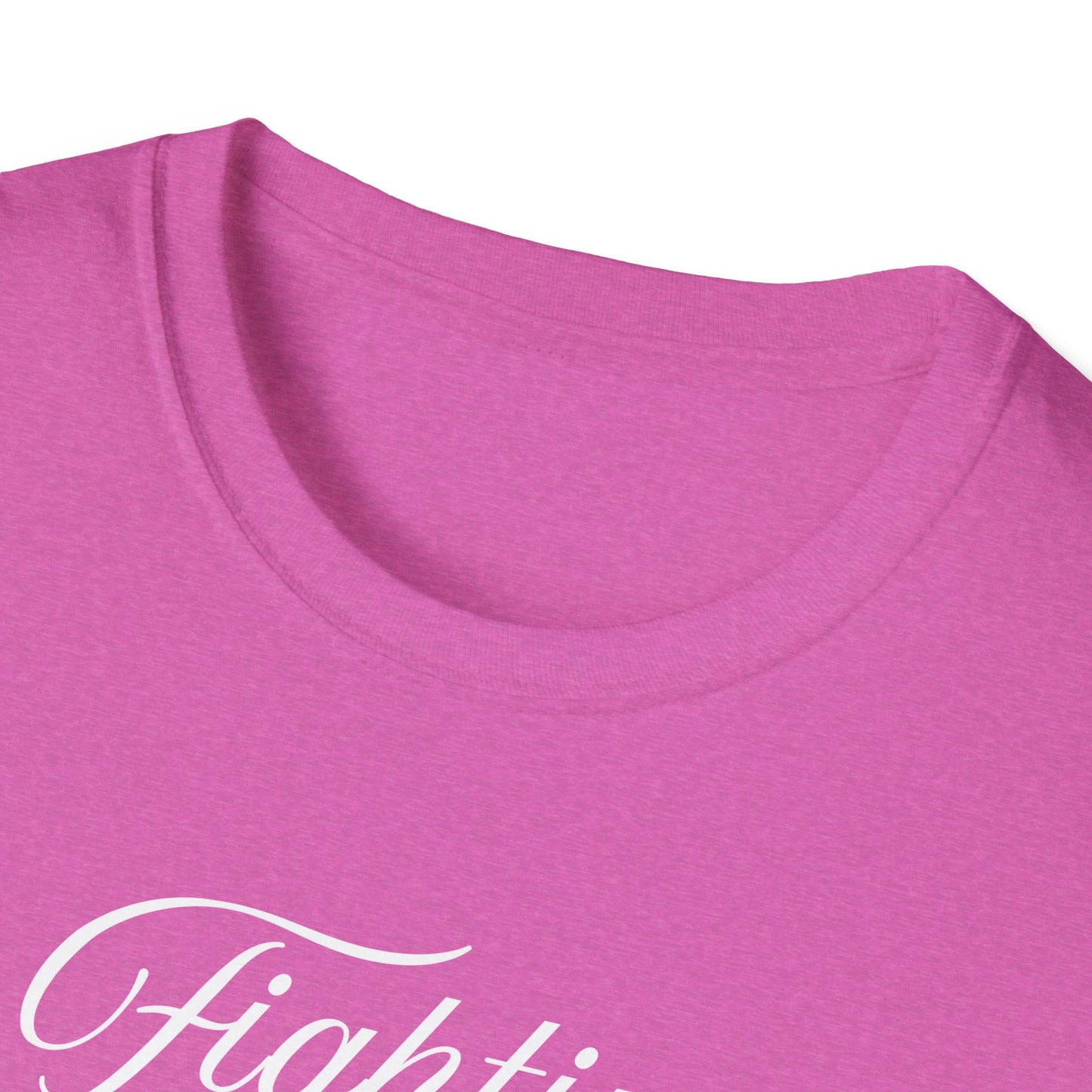 Fighting With Faith T-Shirt, Unisex Cancer Awareness Shirt, Inspirational Tee, Supportive Gift, Pink Ribbon Top