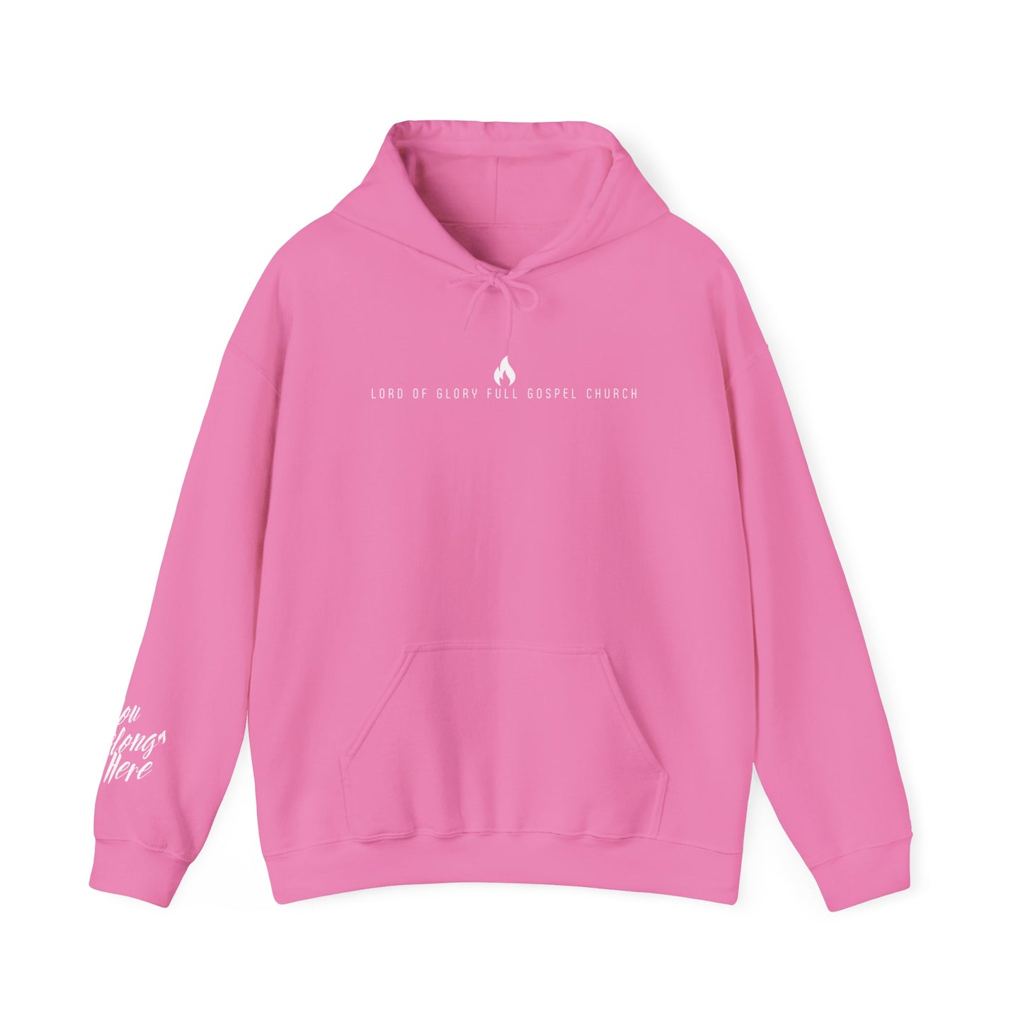 LOG Hoodie: Inspirational Unisex Hooded Sweatshirt for Faith & Comfort, Church Apparel, Cozy Gift for Friends & Family, Everyday Wear, Gospel Message