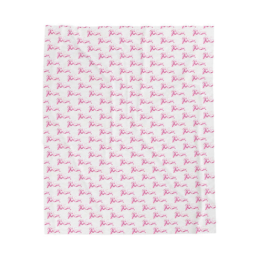 Breast Cancer Survivor Cozy Velveteen Plush Blanket - Soft Throw for Kids, Perfect for Gift, Home Decor, Snuggling, and Relaxation