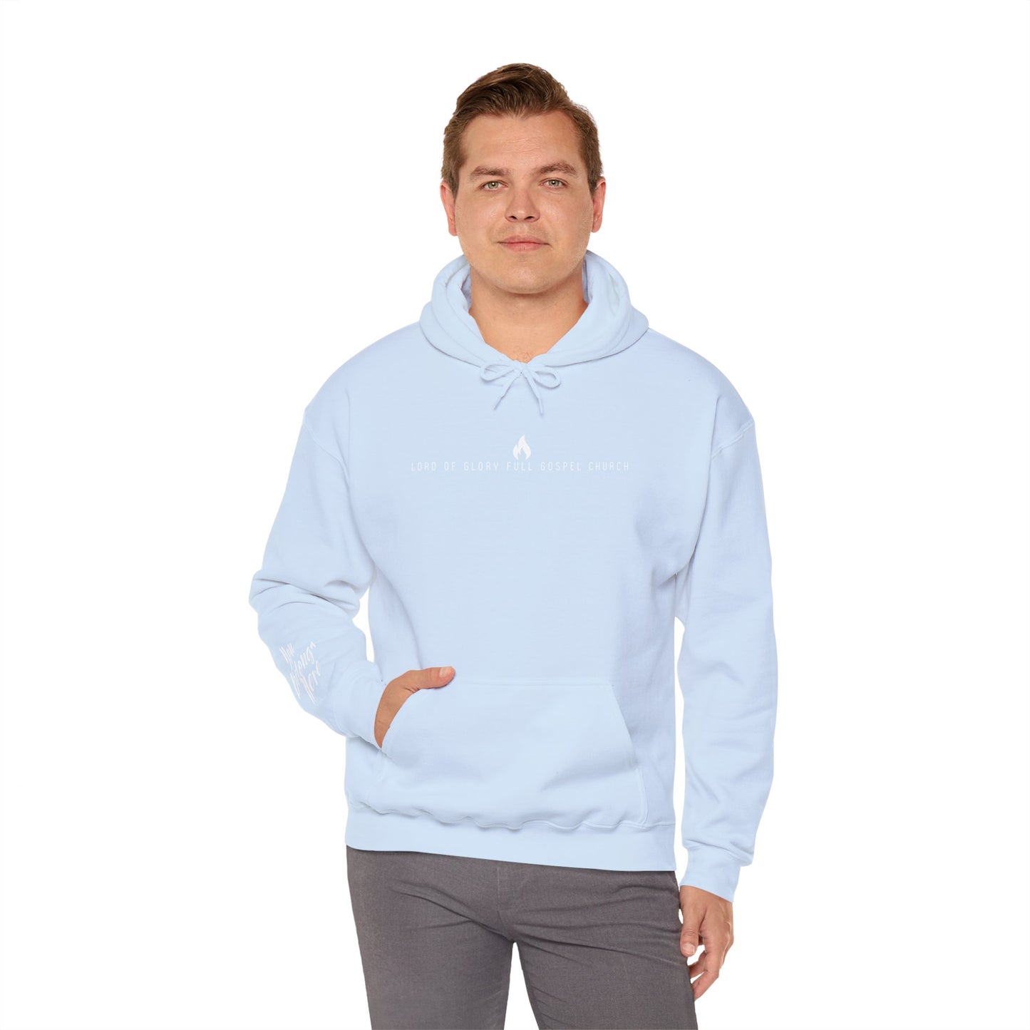 LOG Hoodie: Inspirational Unisex Hooded Sweatshirt for Faith & Comfort, Church Apparel, Cozy Gift for Friends & Family, Everyday Wear, Gospel Message