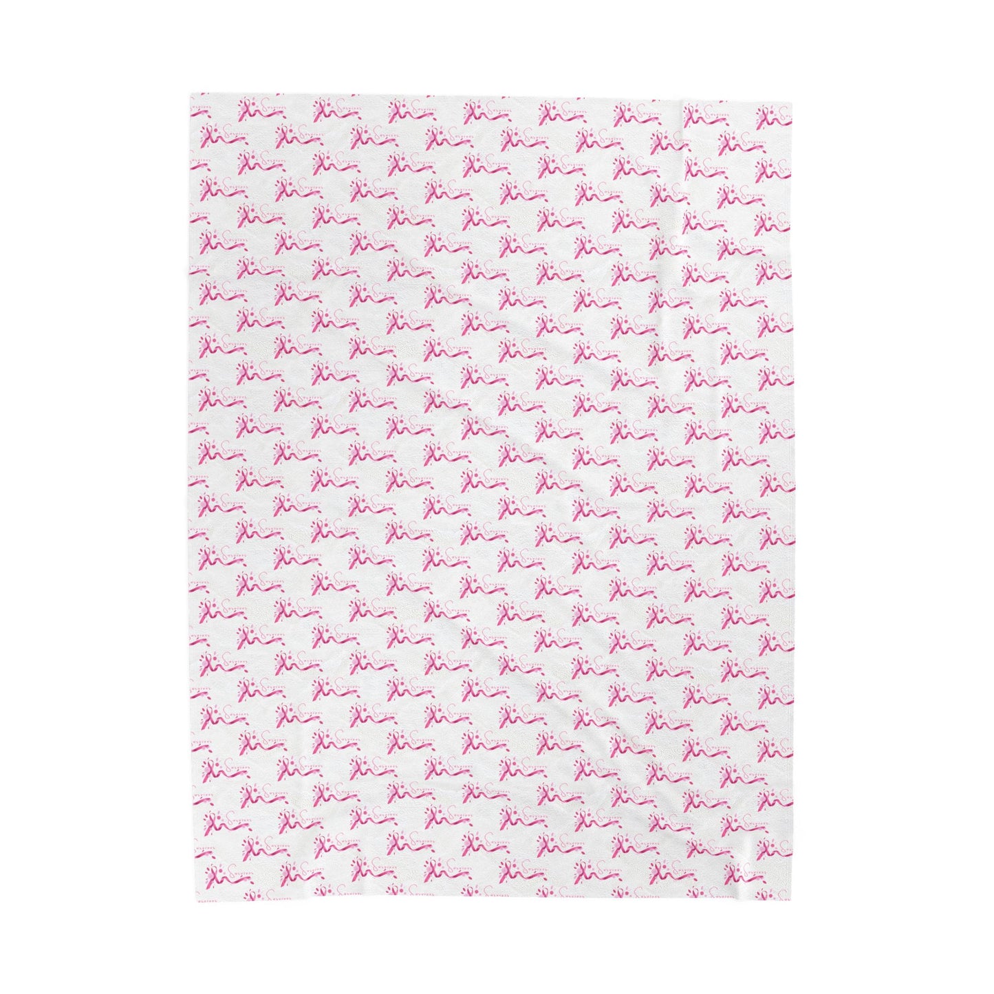 Breast Cancer Survivor Cozy Velveteen Plush Blanket - Soft Throw for Kids, Perfect for Gift, Home Decor, Snuggling, and Relaxation