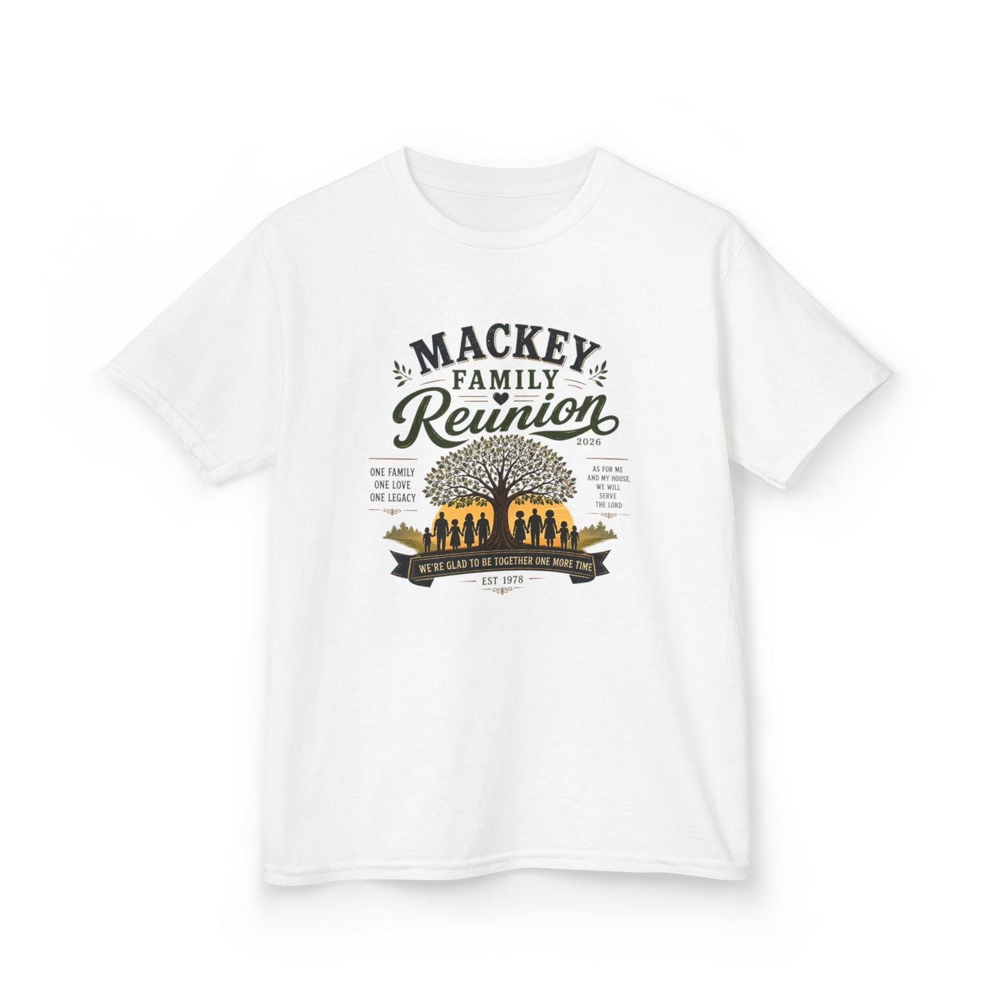 Kids Tee — 'Mackey Family Reunion' Custom Youth T-Shirt