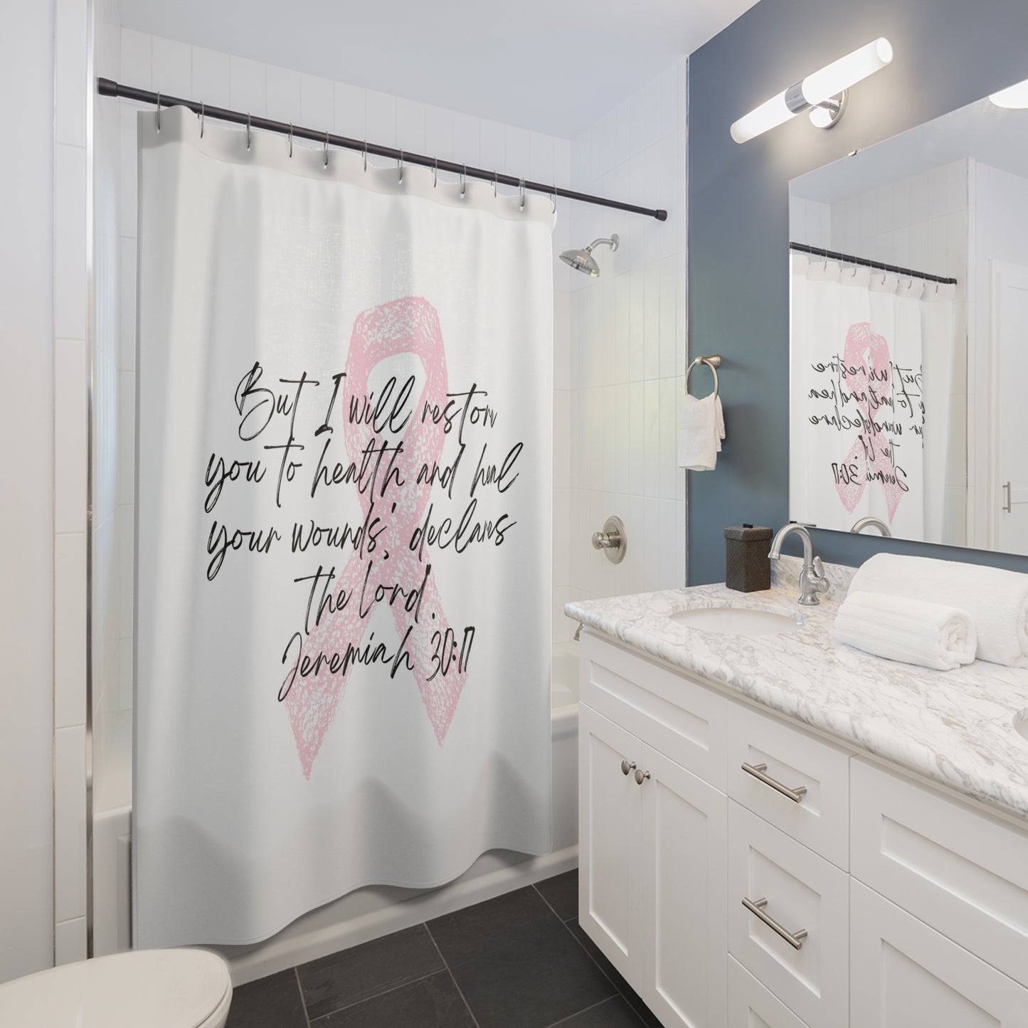 Jeremiah 30:17 Scripture Shower Curtains