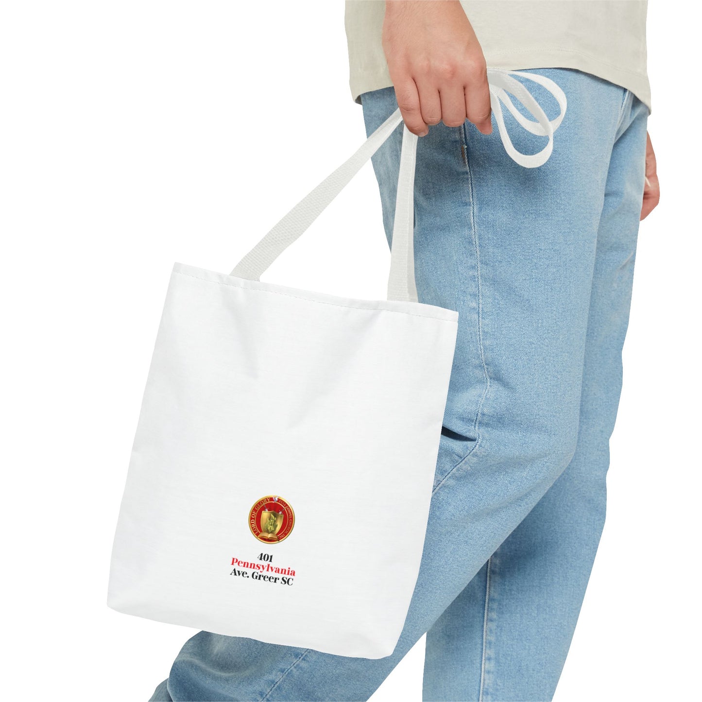 LOG Stylish Tote Bag for Church Lovers | Customizable, Faith-Based Gift,
