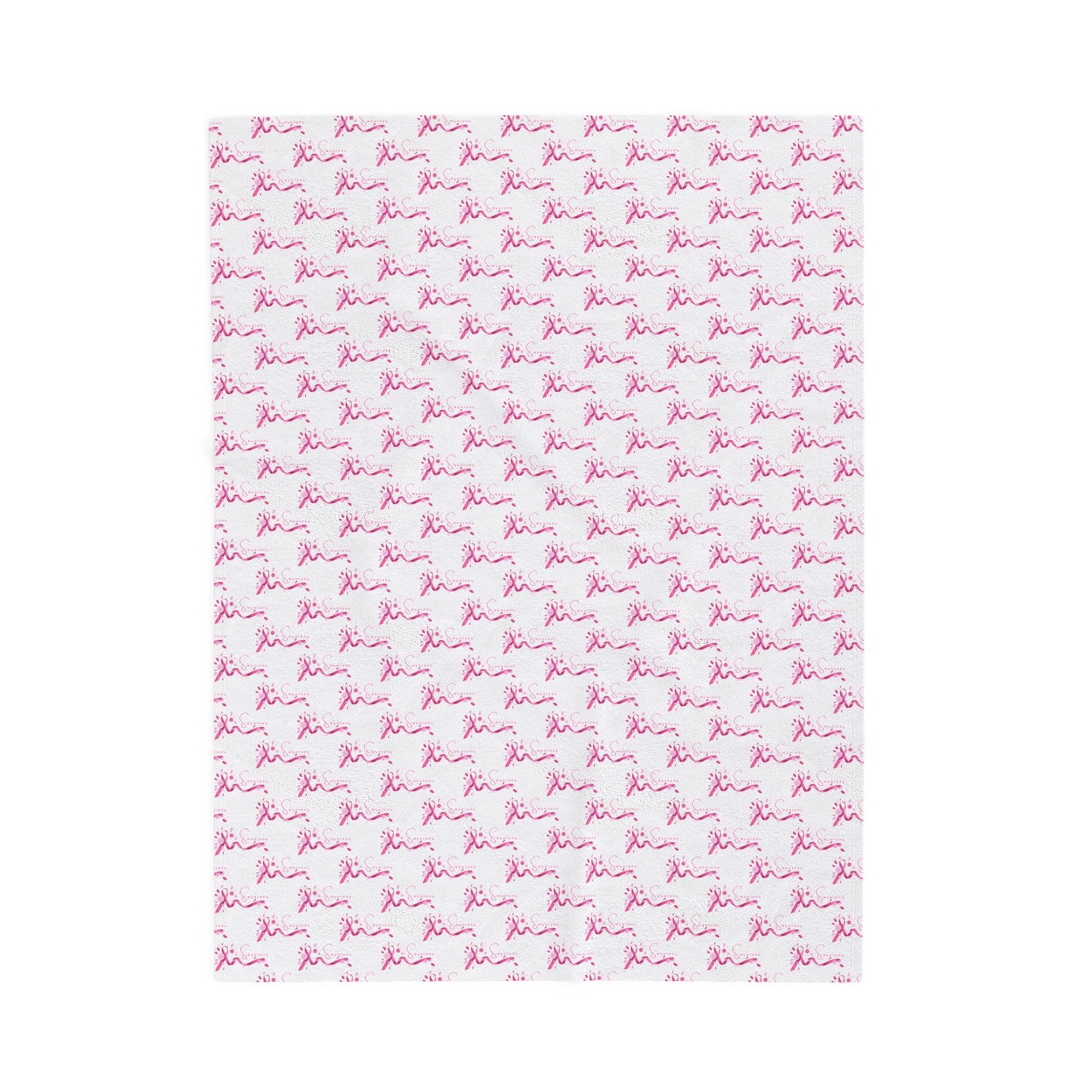 Breast Cancer Survivor Cozy Velveteen Plush Blanket - Soft Throw for Kids, Perfect for Gift, Home Decor, Snuggling, and Relaxation