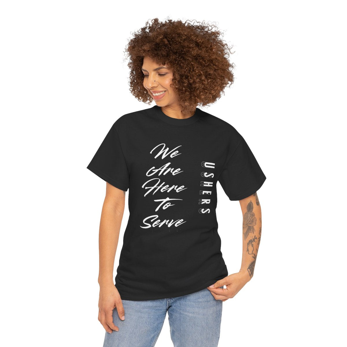 LOG Ushers: Unisex Heavy Cotton Tee with Inspirational Message, Casual T-Shirt for Ushers, Church Groups, Community Events, Motivational Gift
